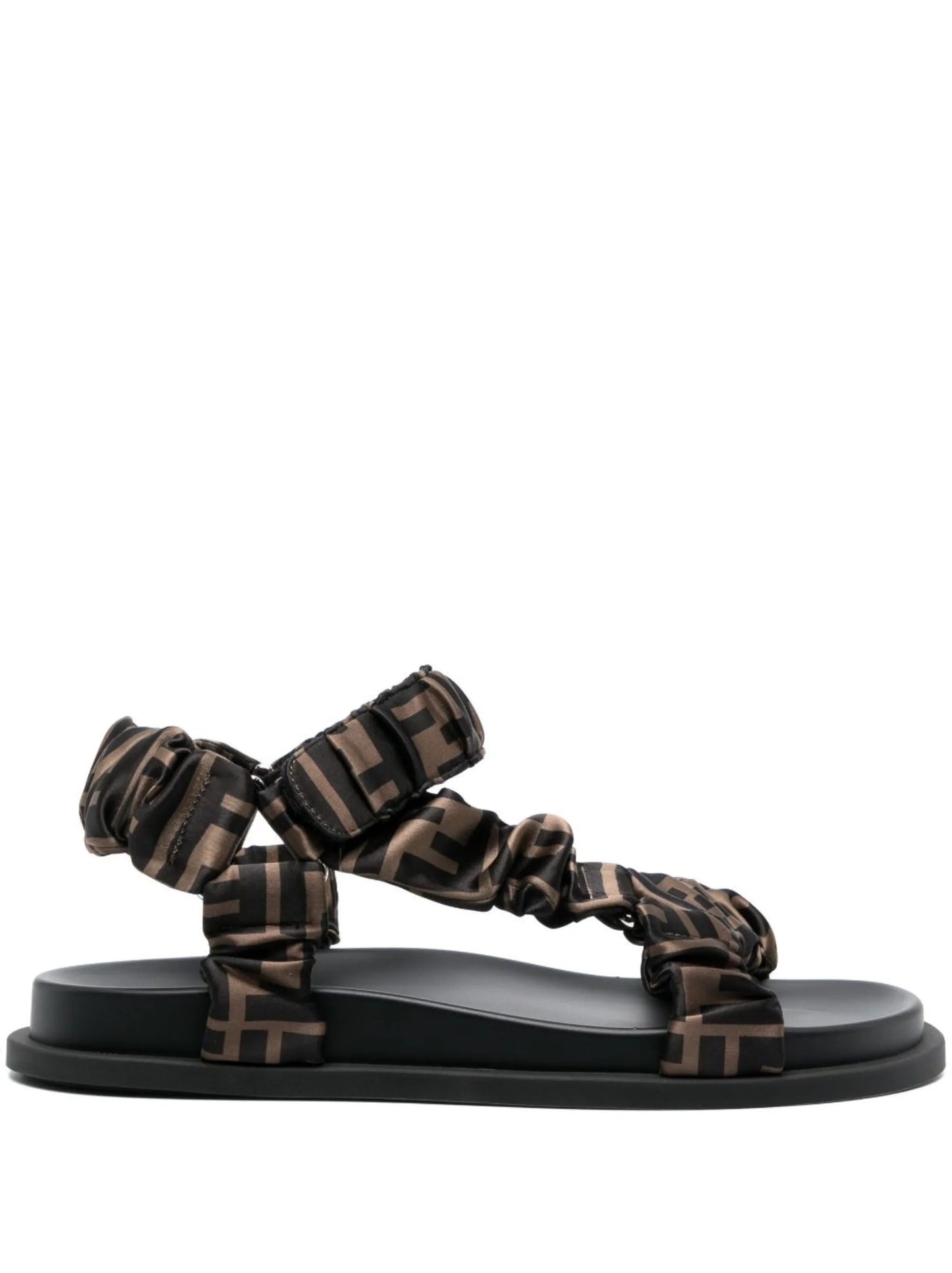 FF print flat sandals