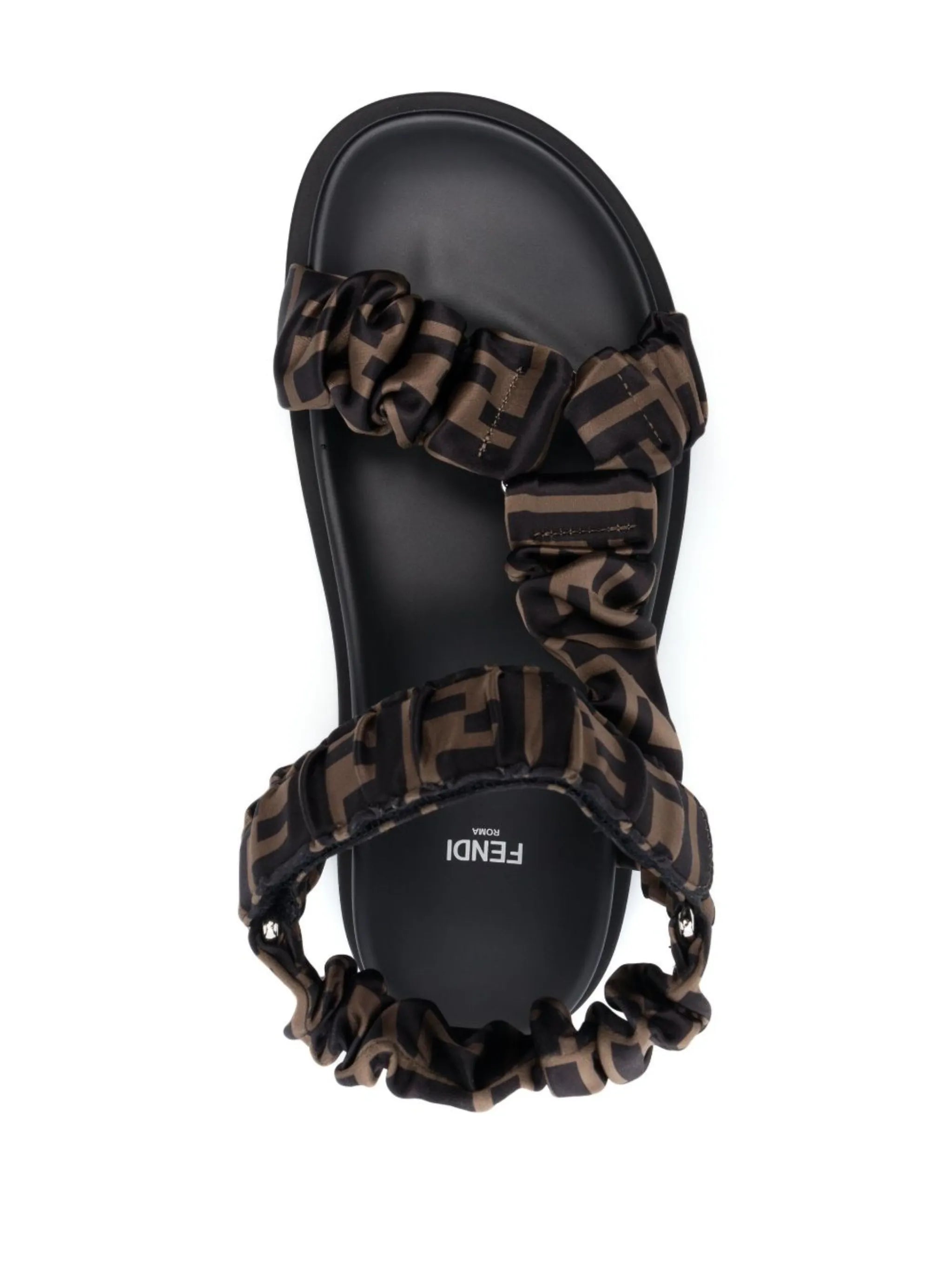 FF print flat sandals