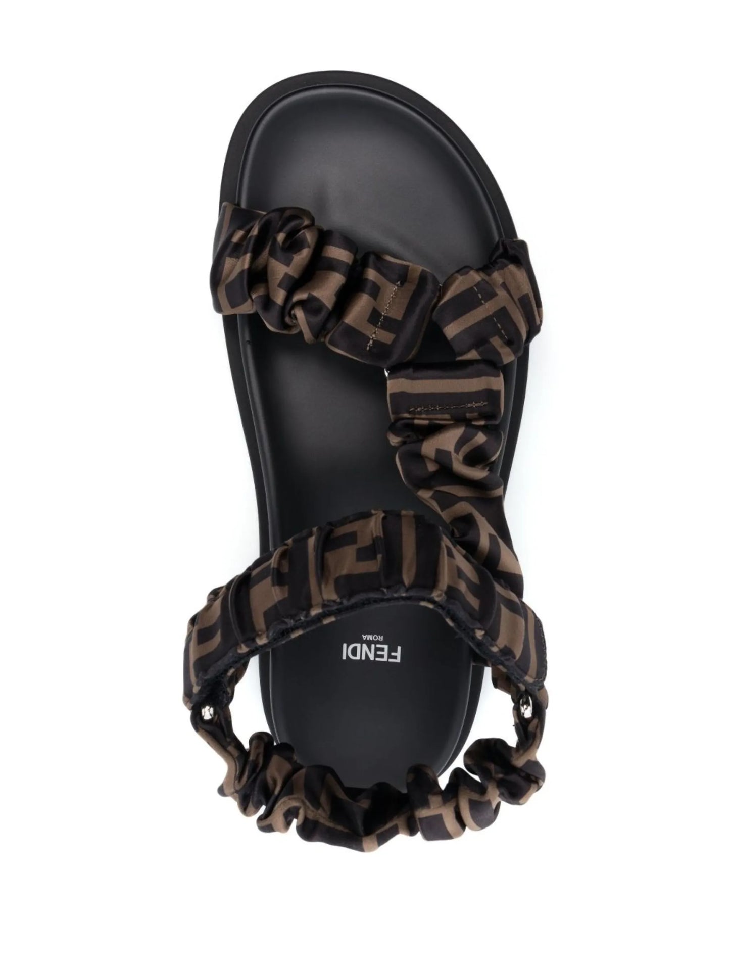 FF print flat sandals