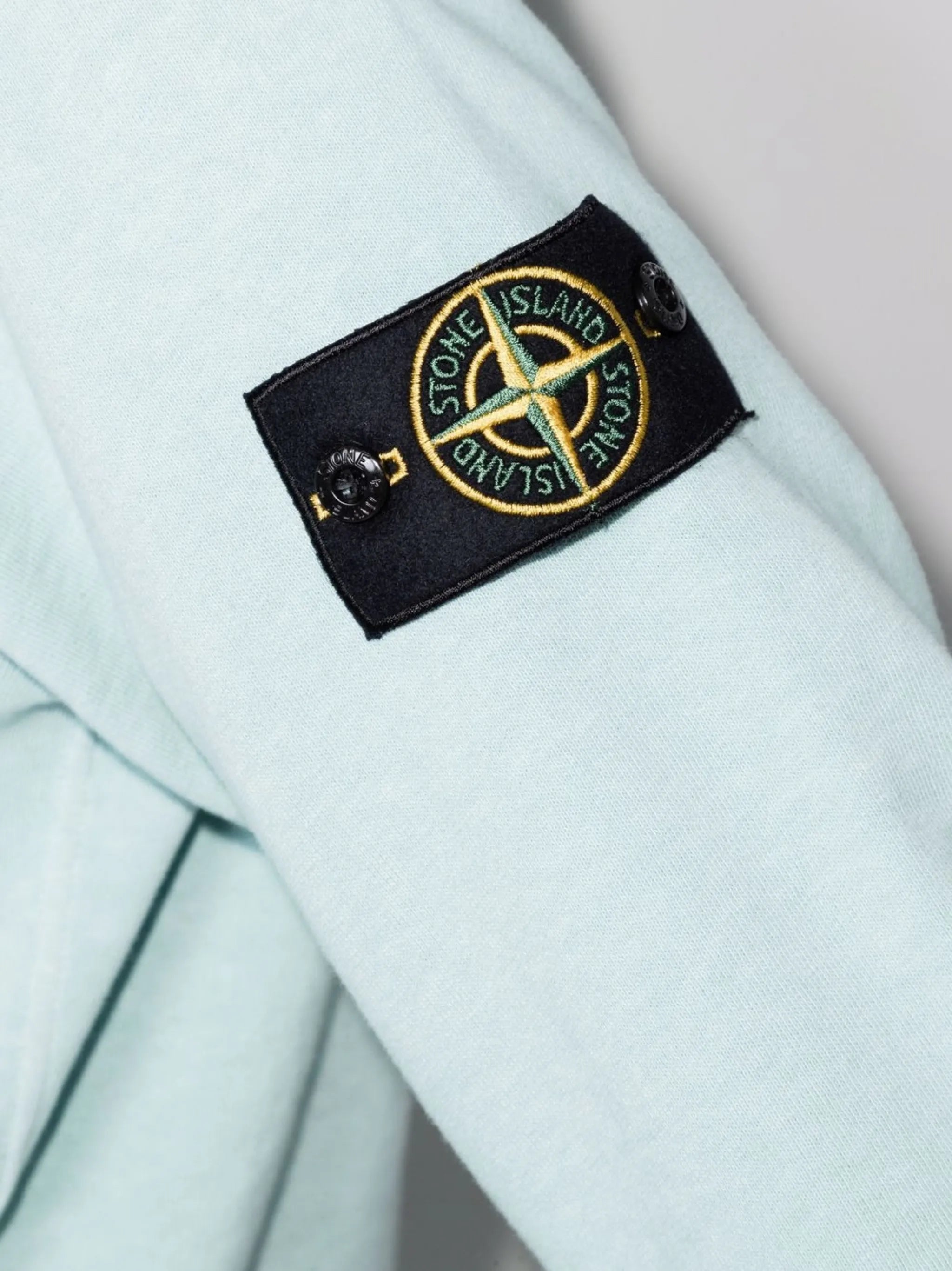 Compass-patch raglan-sleeve sweatshirt