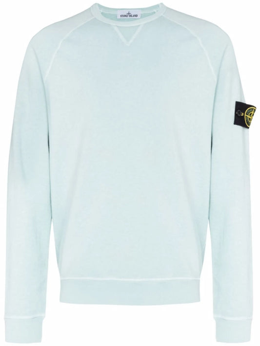 Compass-patch raglan-sleeve sweatshirt