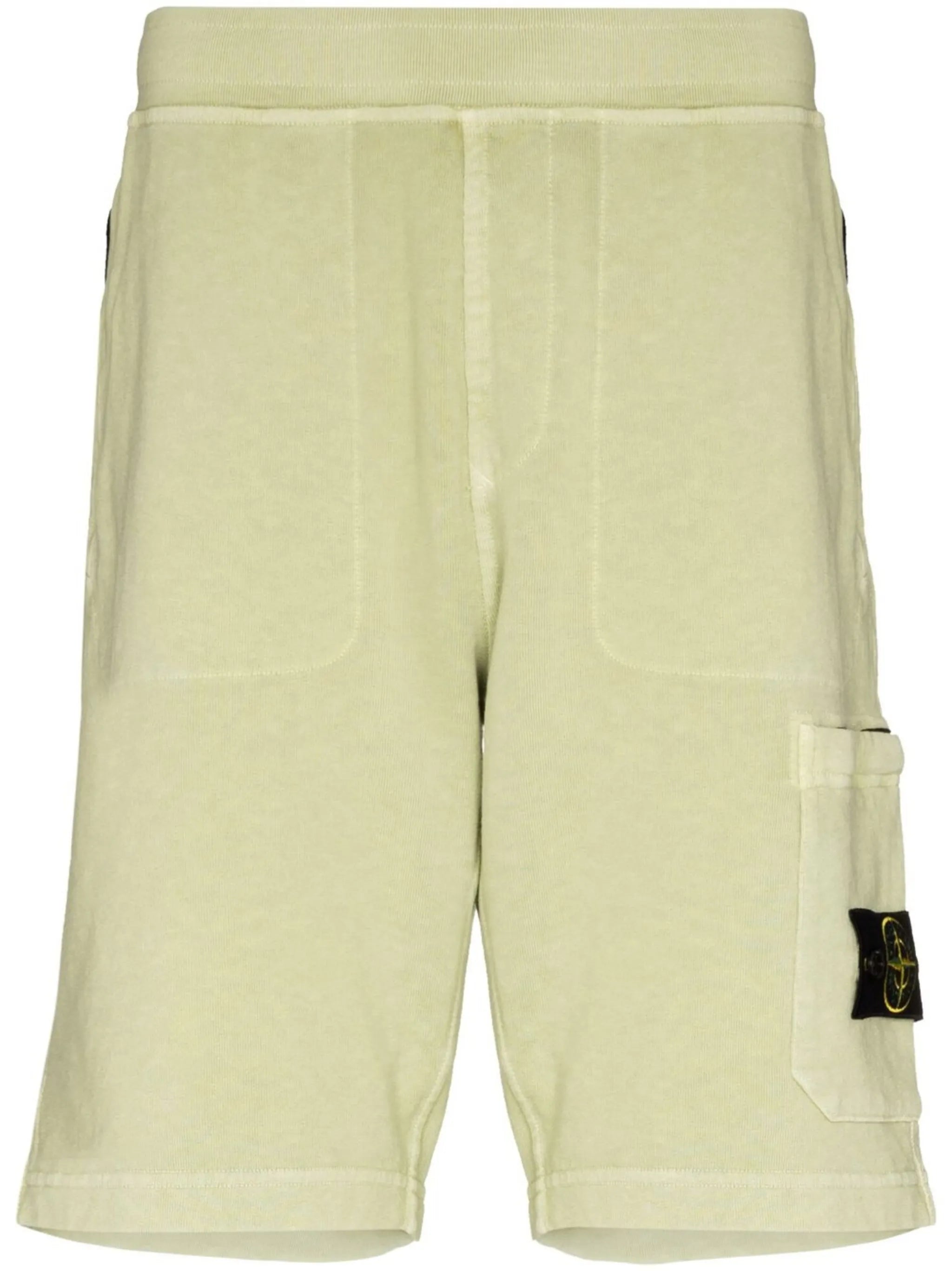 logo-patch track shorts