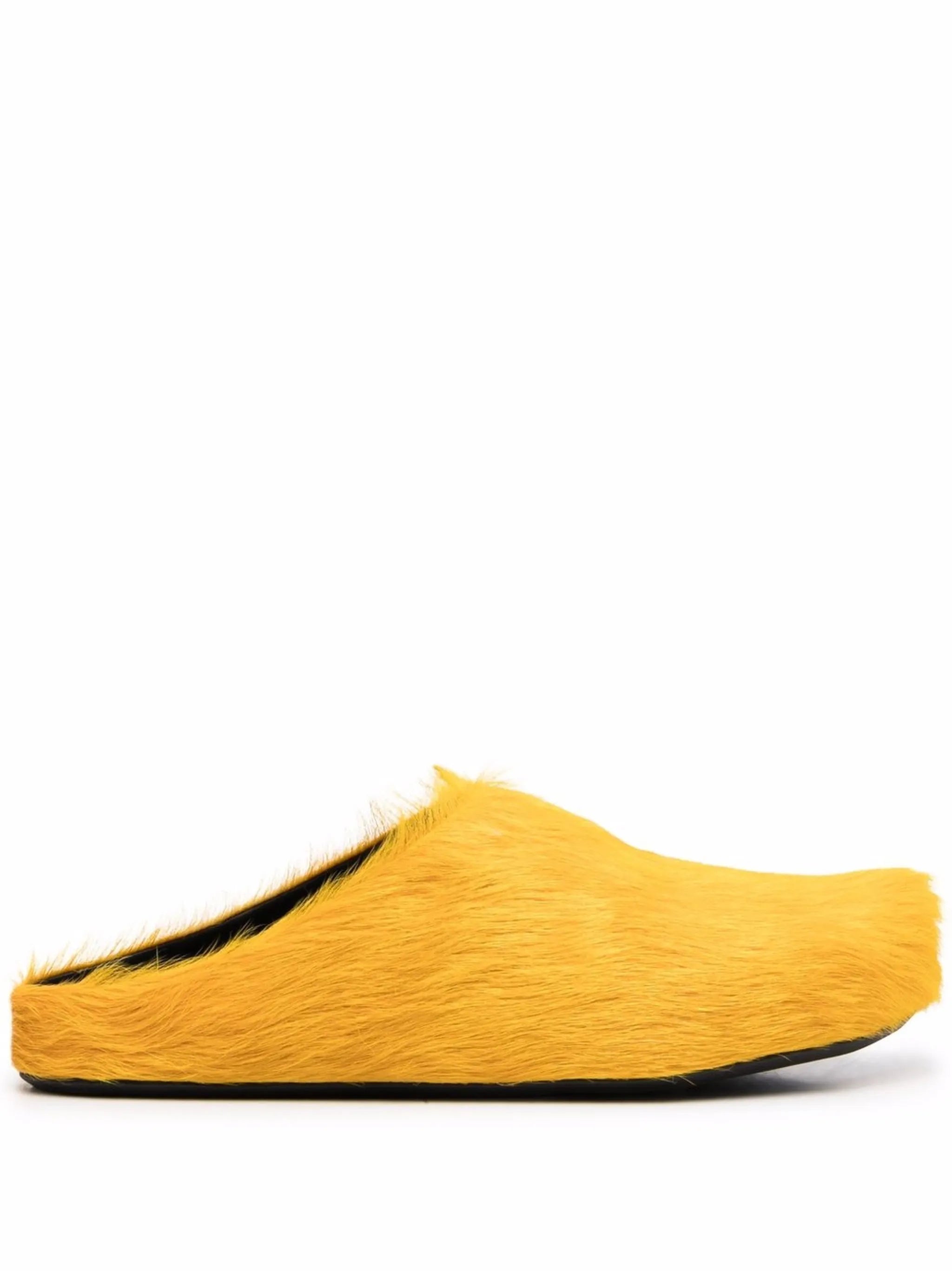 Fussbet Sabot calf-hair slippers