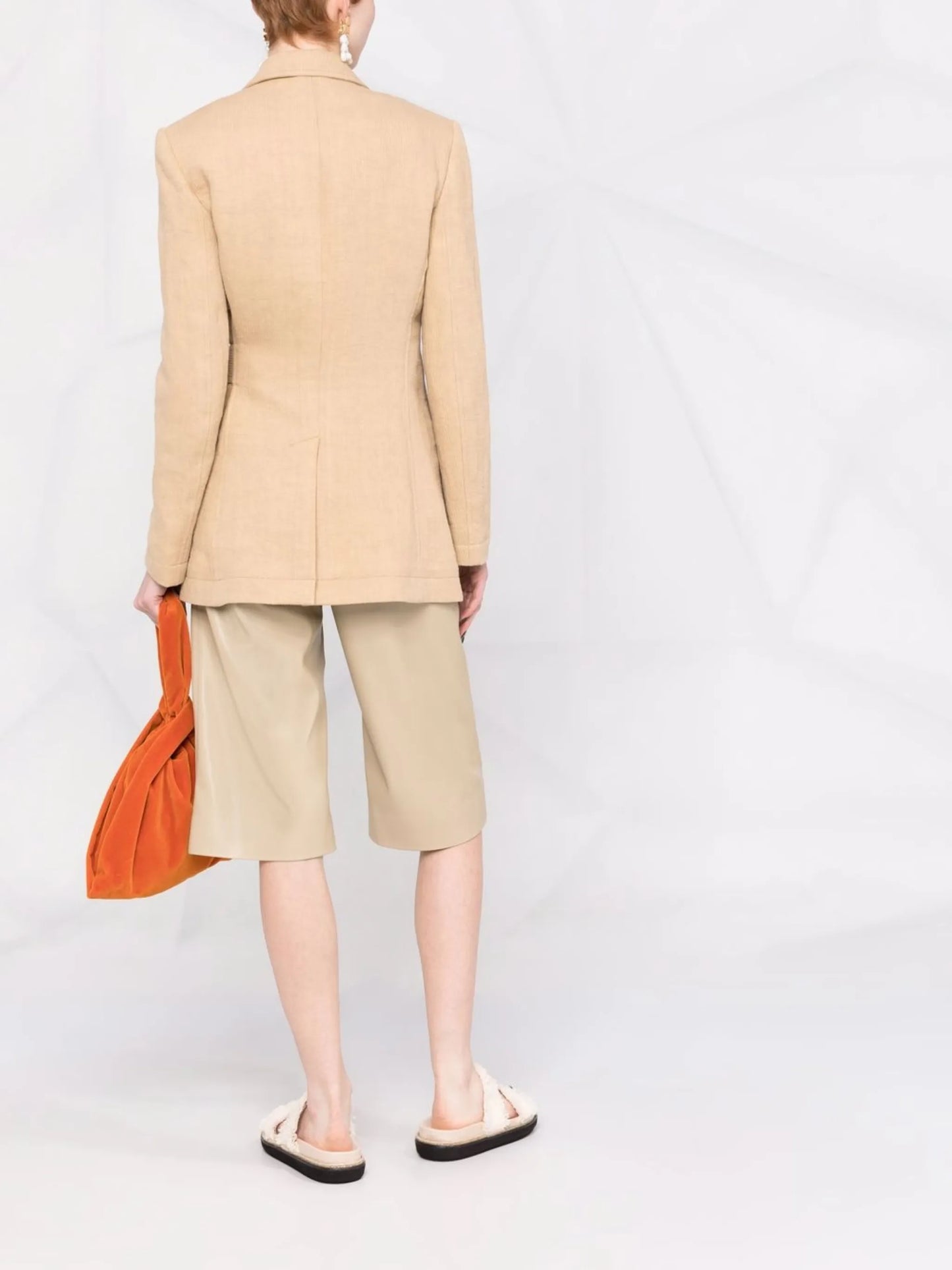 notched-lapel single-breasted jacket
