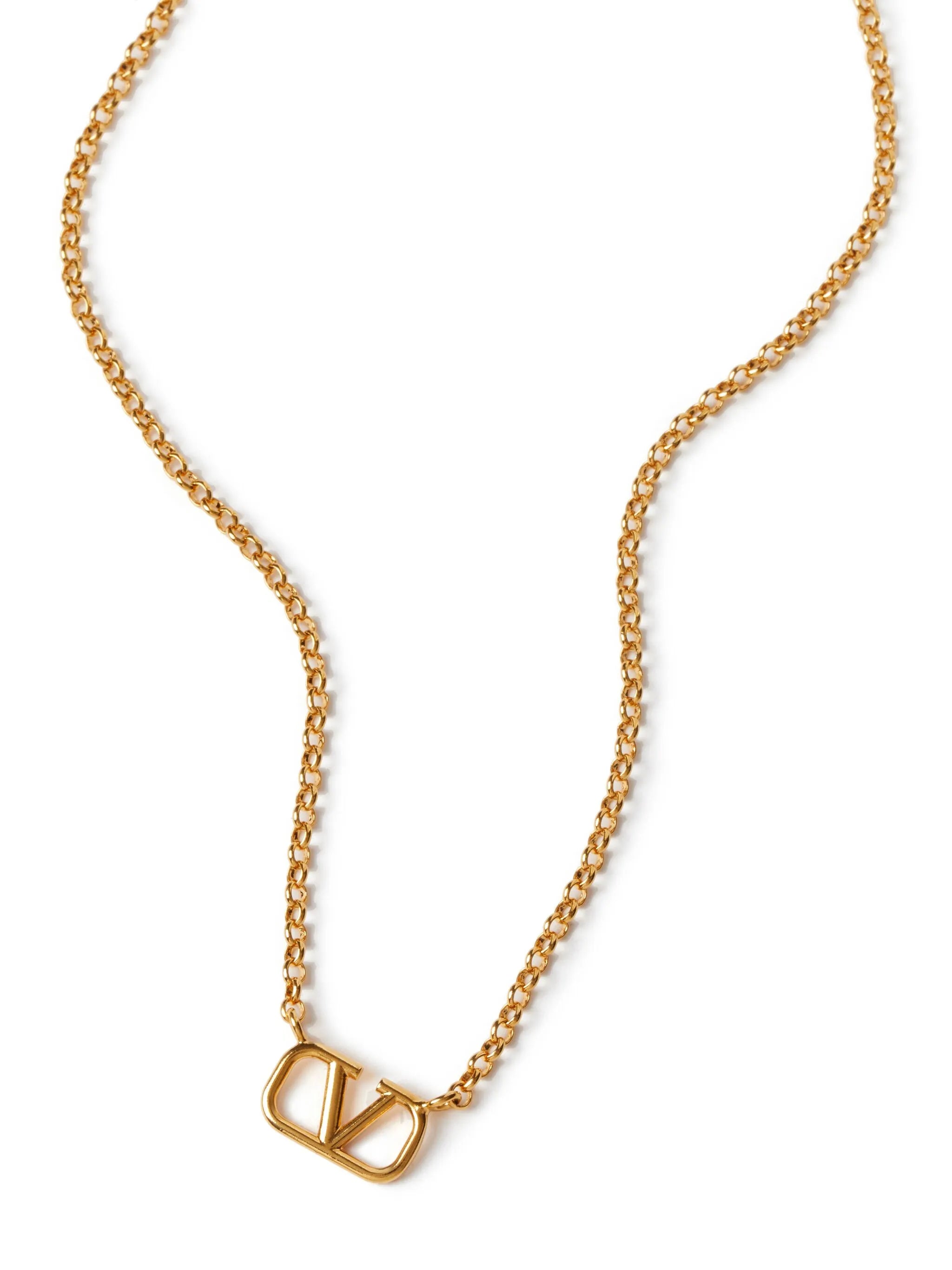 VLogo Signature pendant necklace