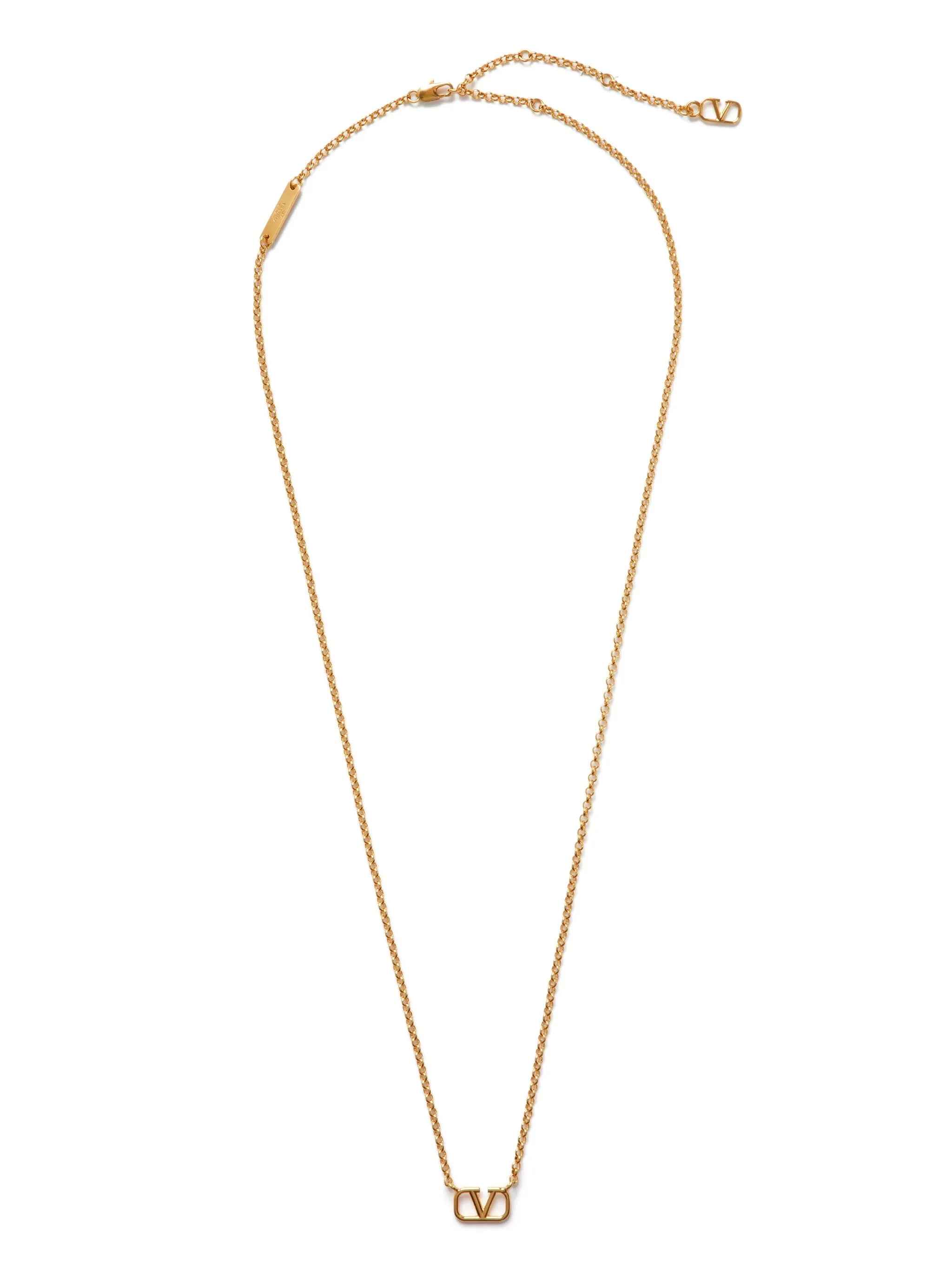 VLogo Signature pendant necklace