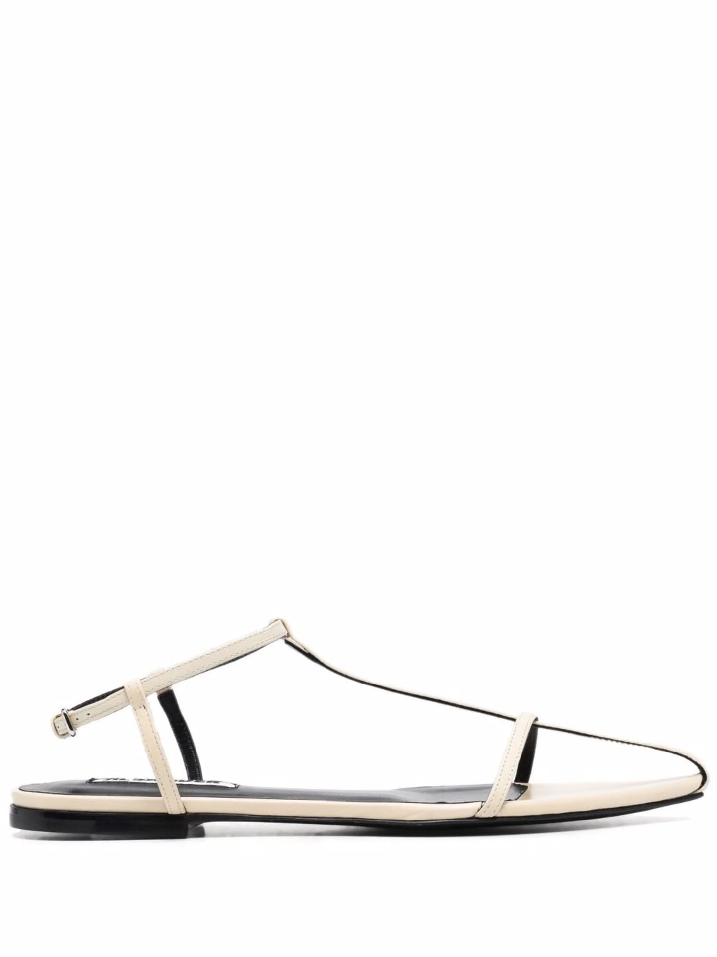 ankle-buckle leather sandals