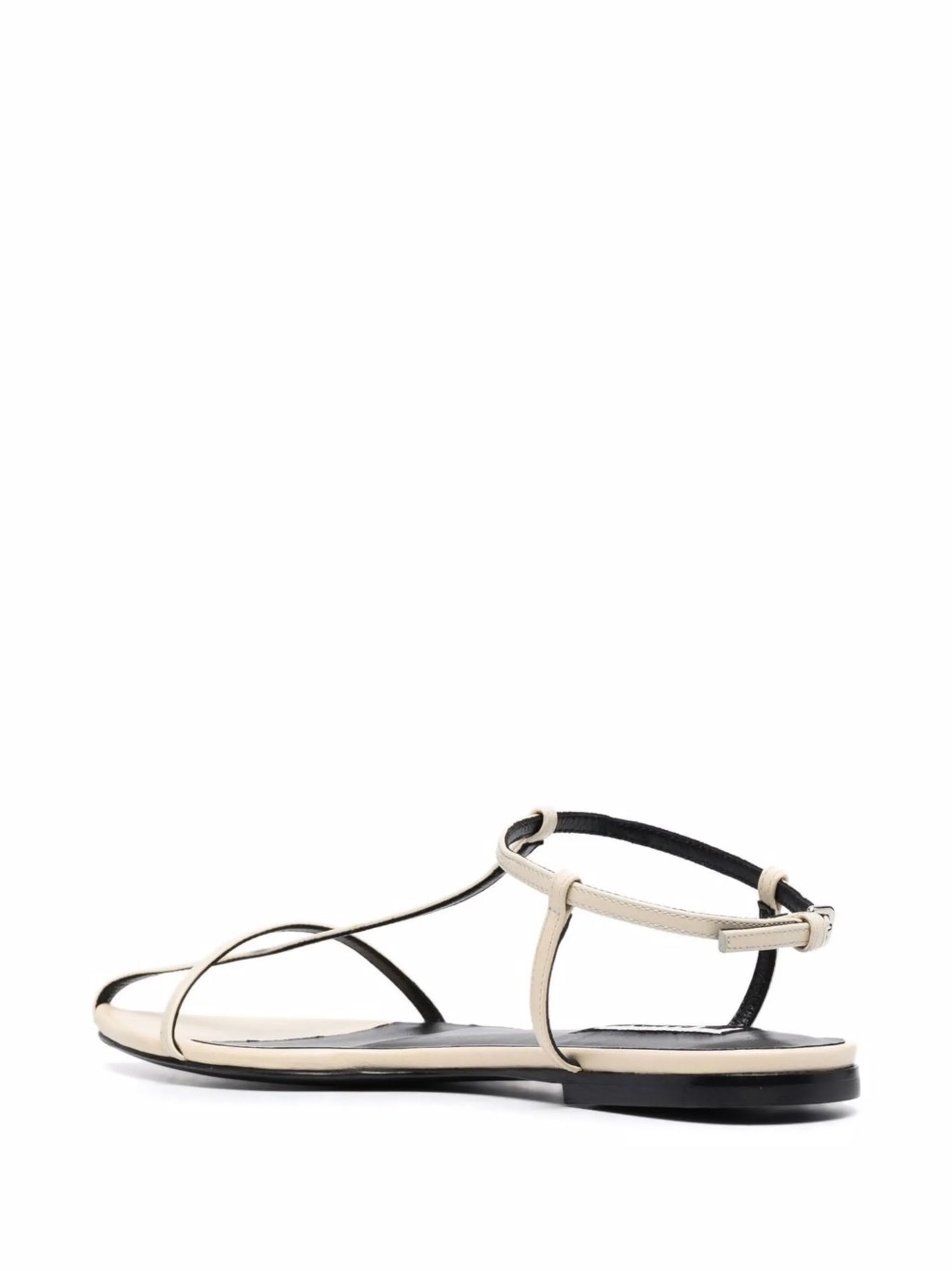 ankle-buckle leather sandals