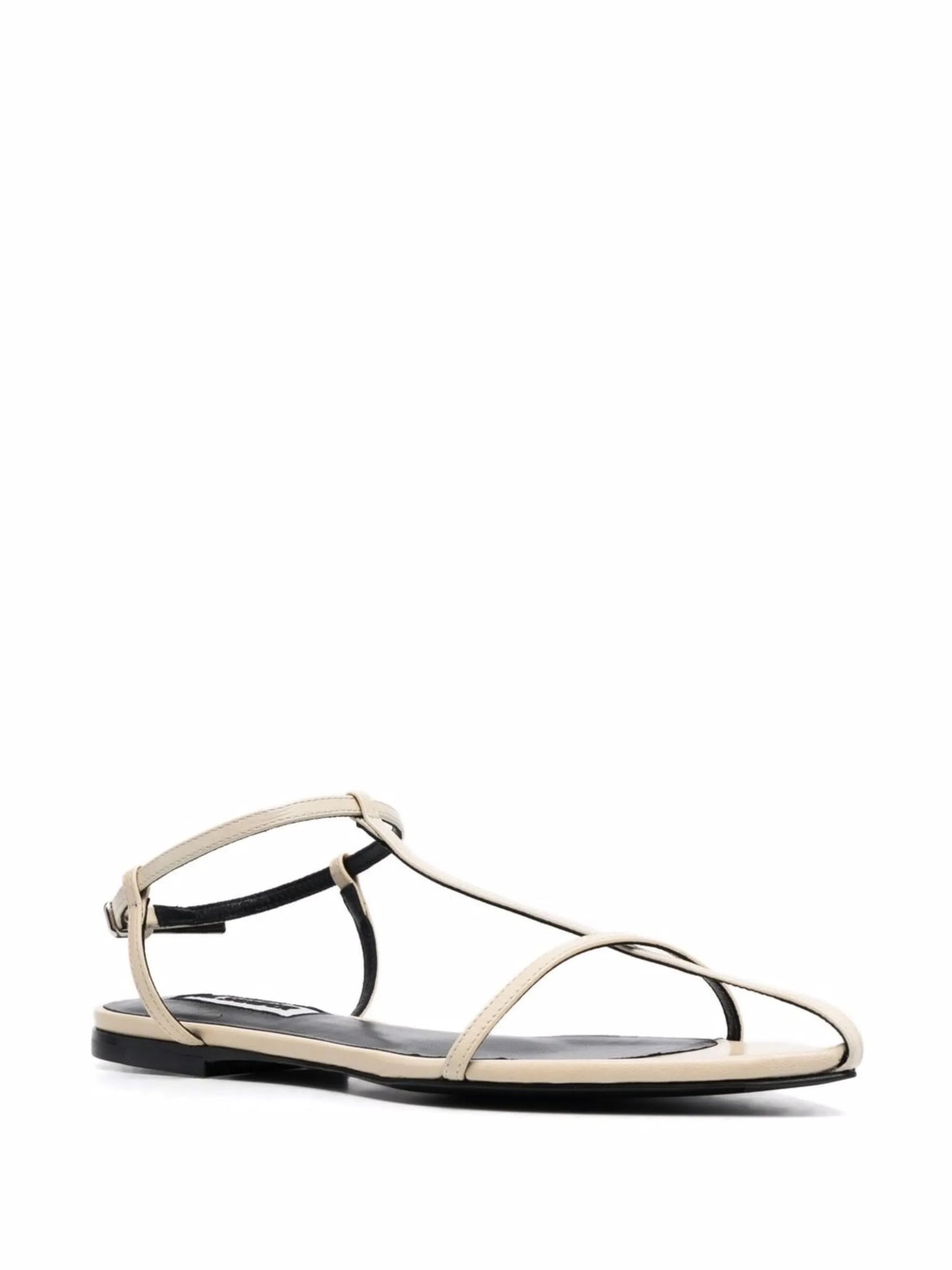 ankle-buckle leather sandals