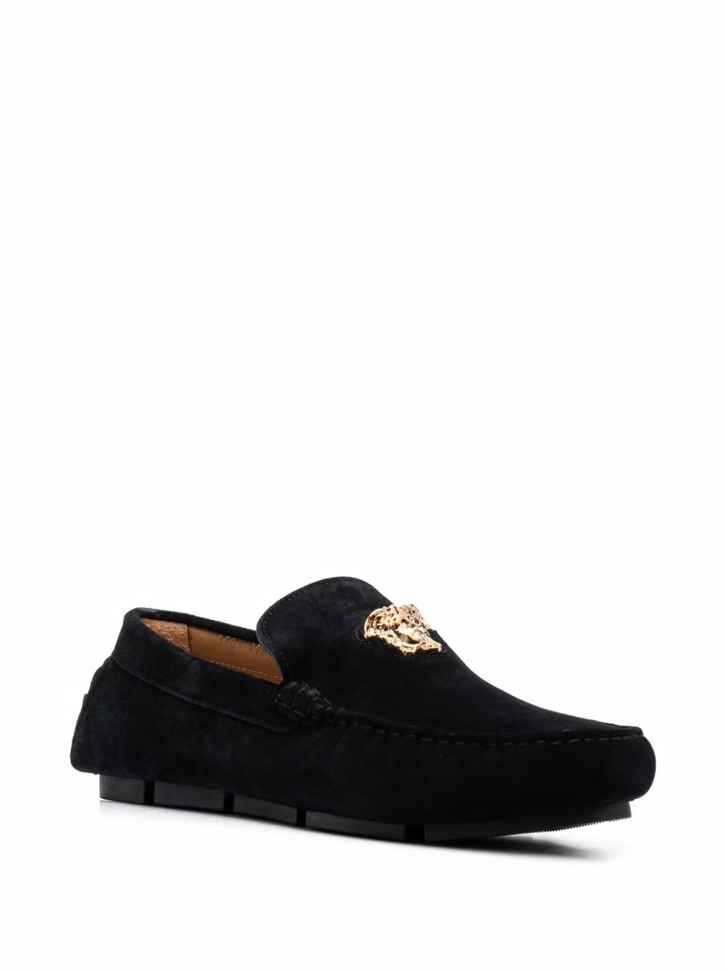 Medusa Head plaque loafers
