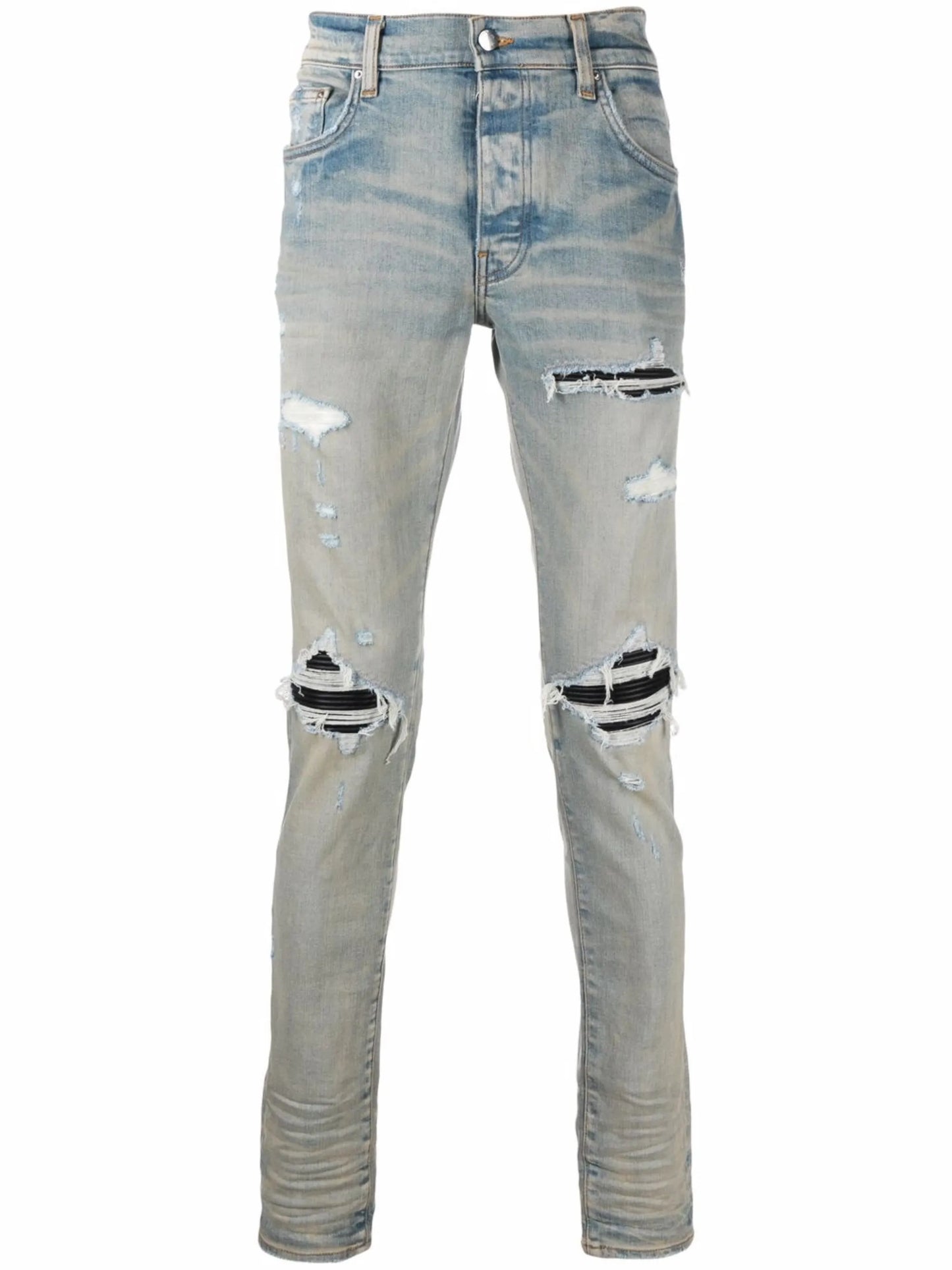 MX1 distressed-effect skinny jeans