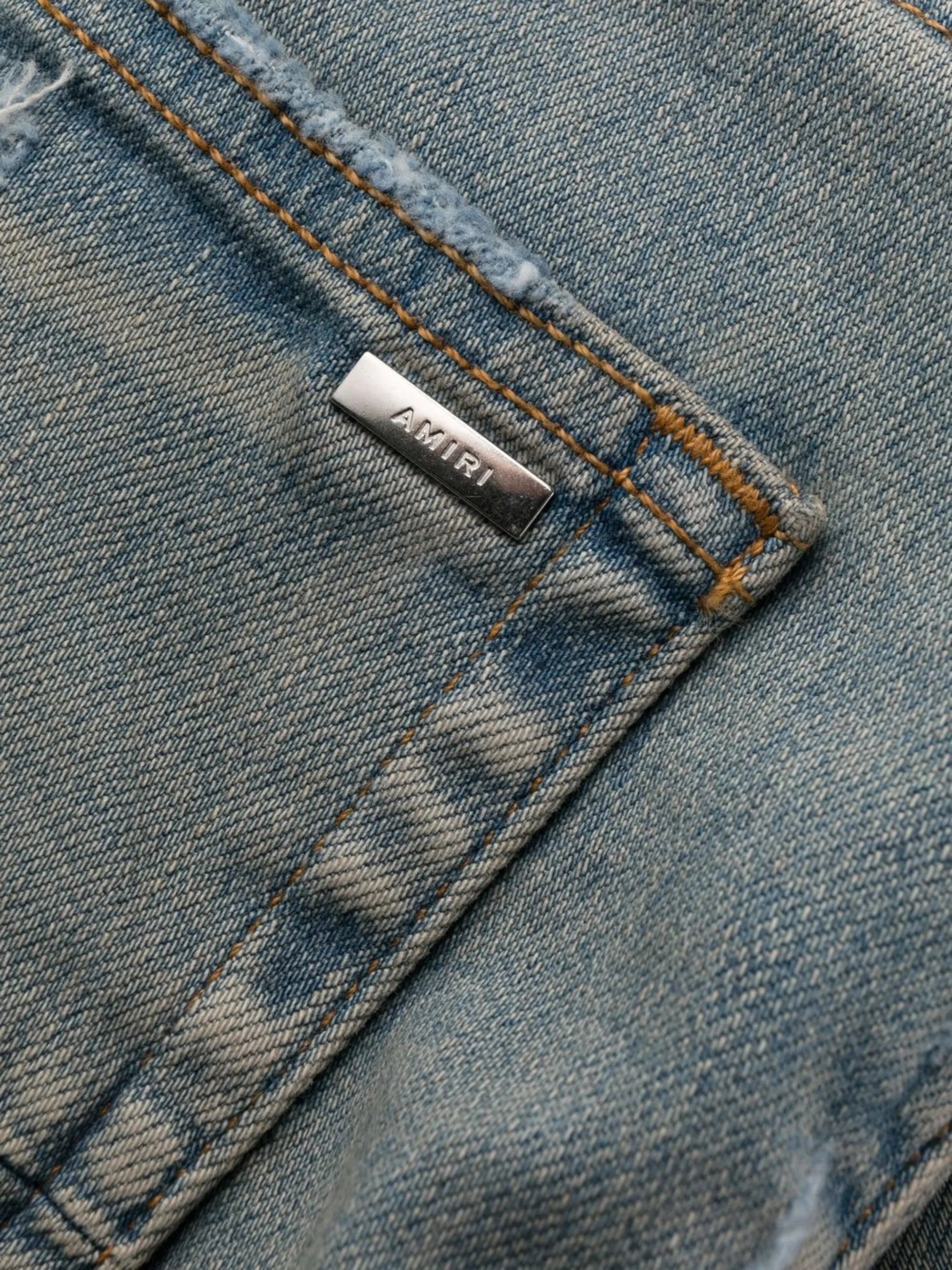 MX1 distressed-effect skinny jeans