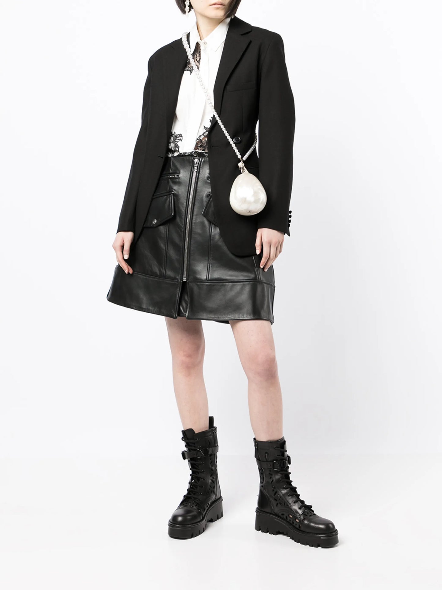micro Egg perspex shoulder bag