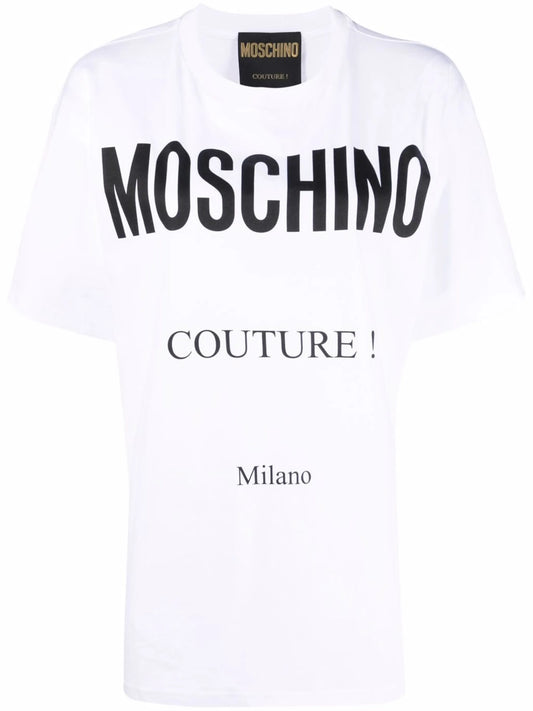Couture logo-print T-shirt