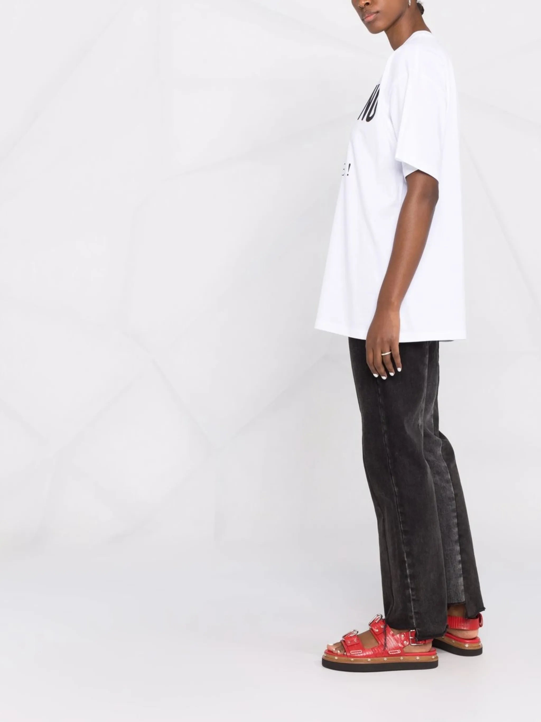 Couture logo-print T-shirt