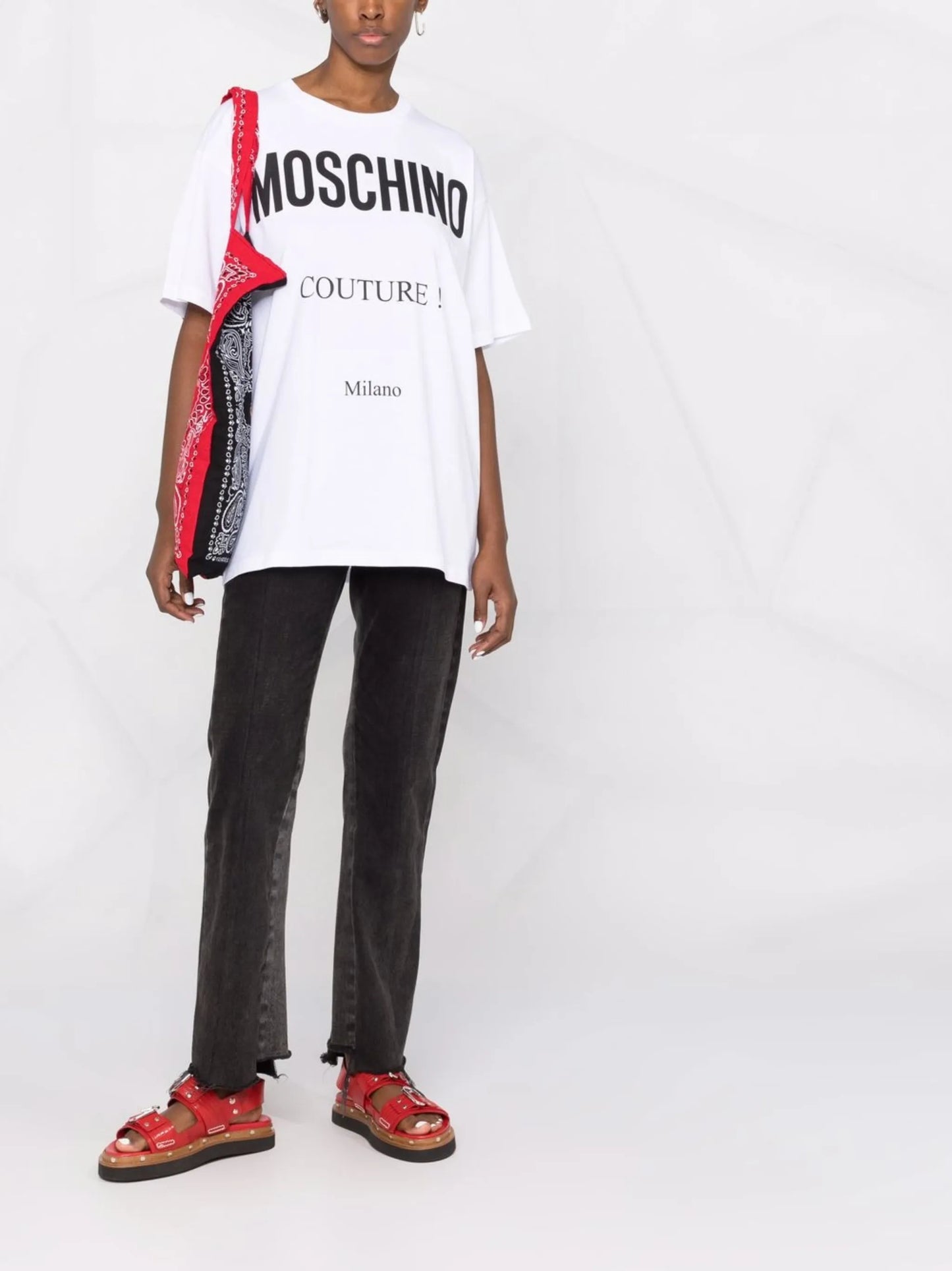 Couture logo-print T-shirt