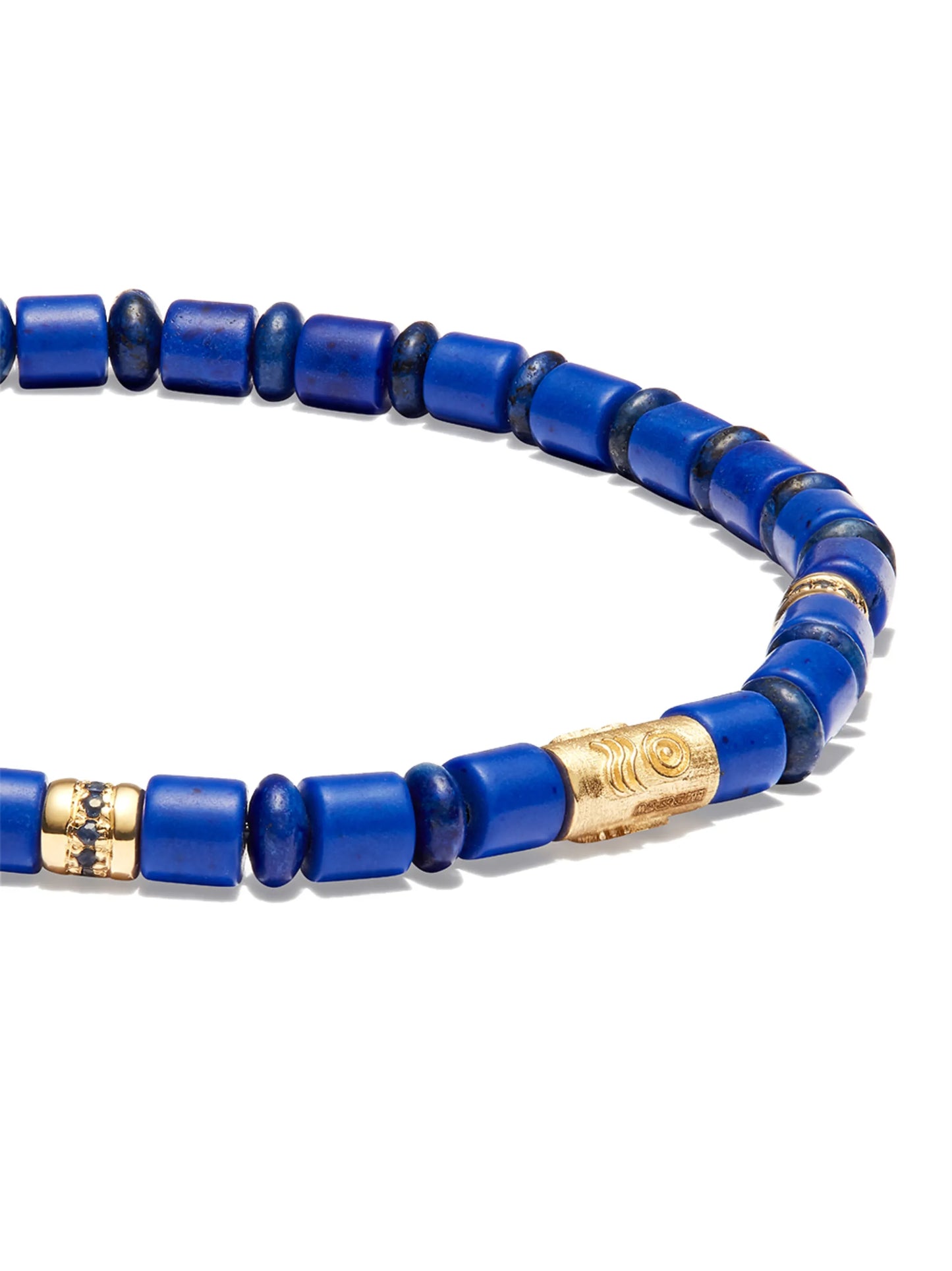 14kt yellow gold beaded bracelet