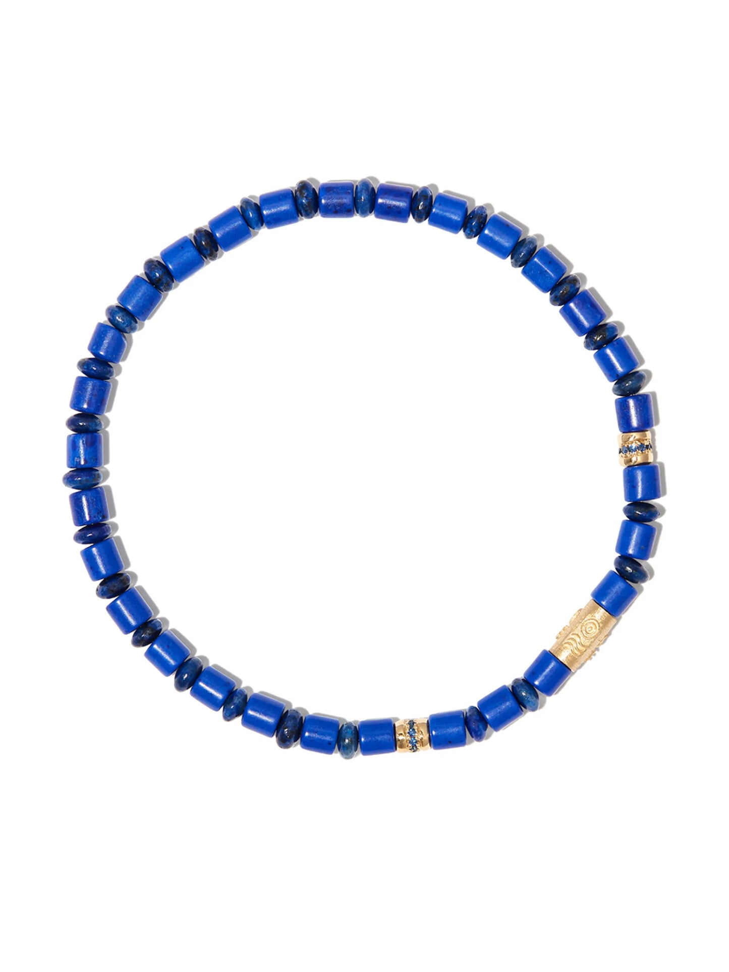 14kt yellow gold beaded bracelet