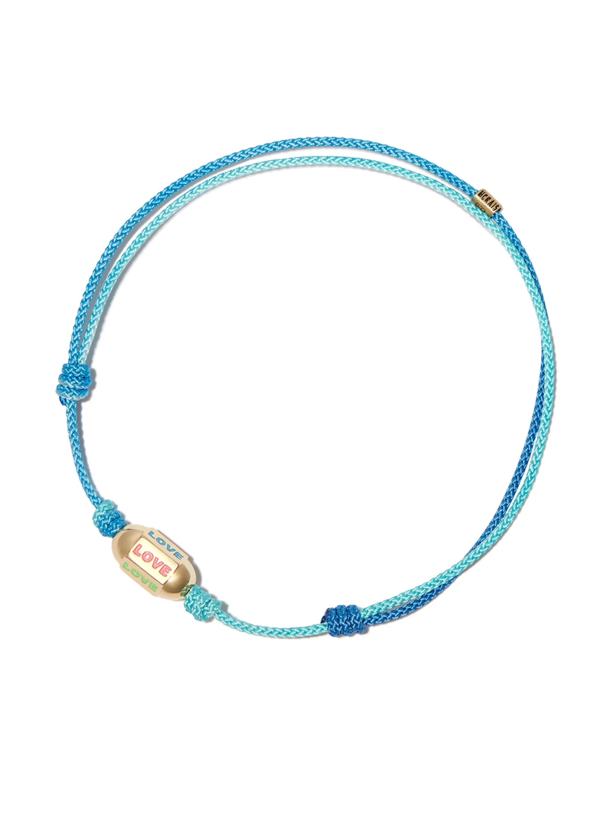 14kt yellow gold Love Bolt bracelet
