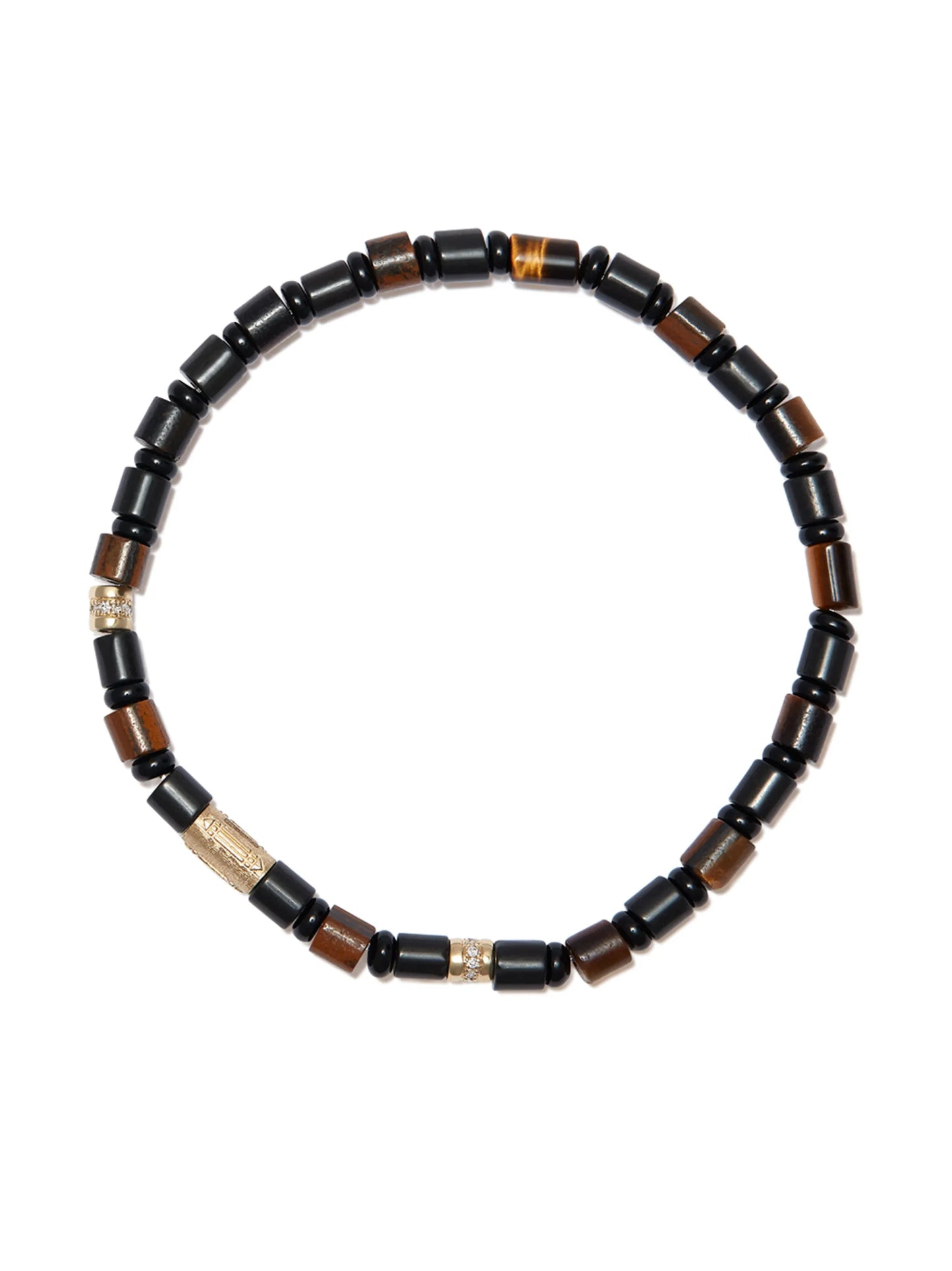 14kt yellow gold beaded bracelet
