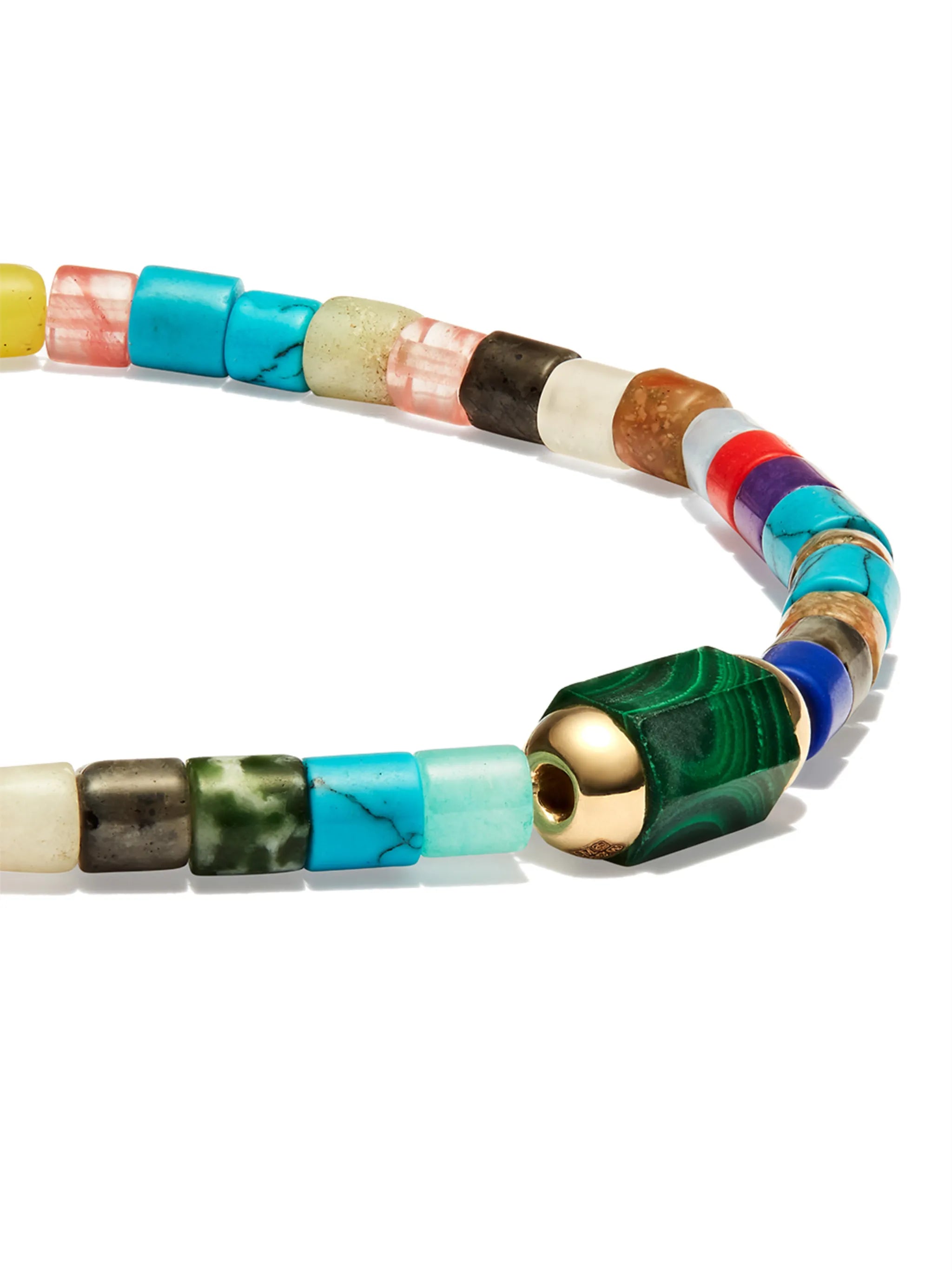 14kt yellow gold beaded bracelet