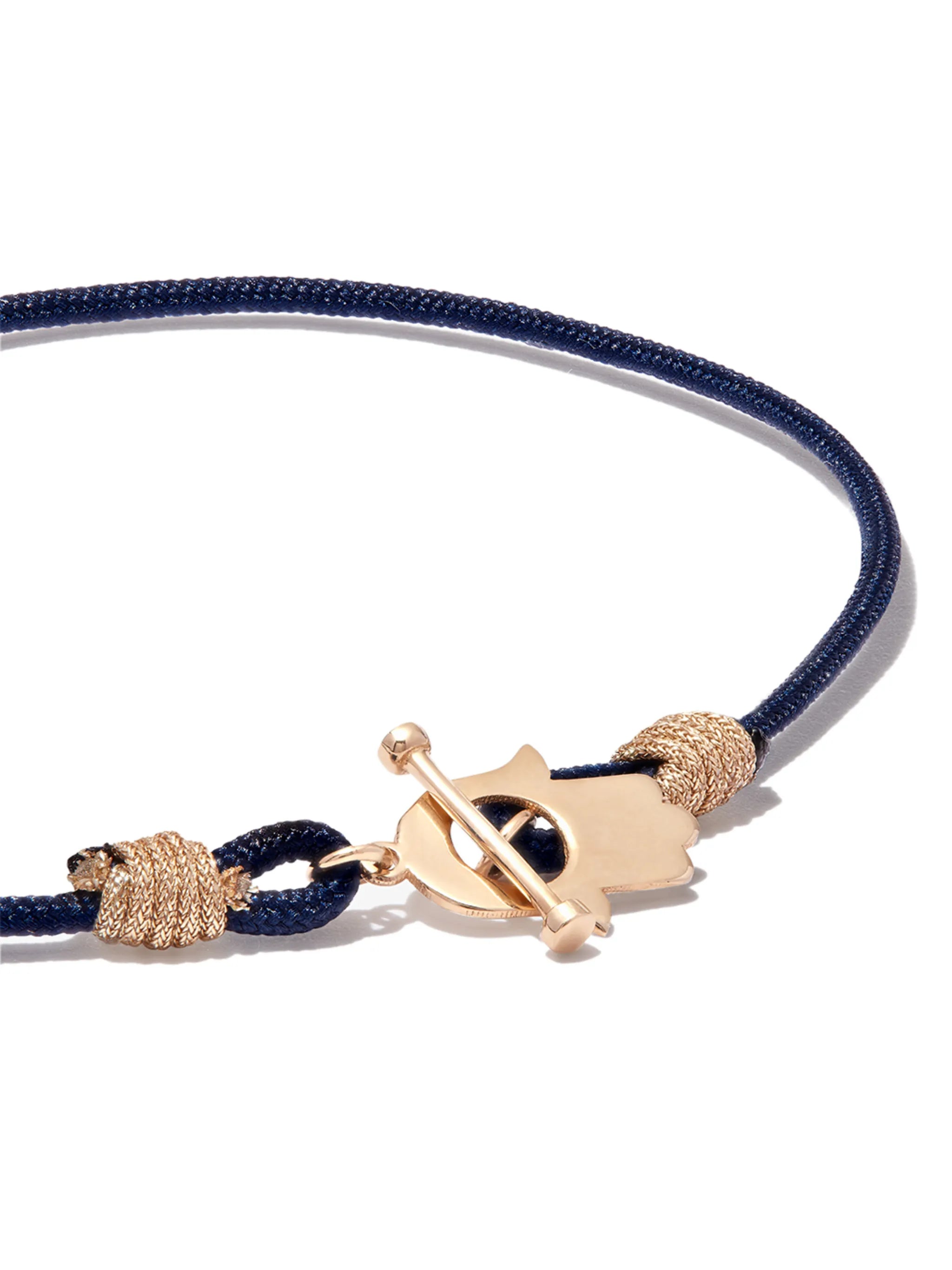 14kt yellow gold Hamsa bracelet