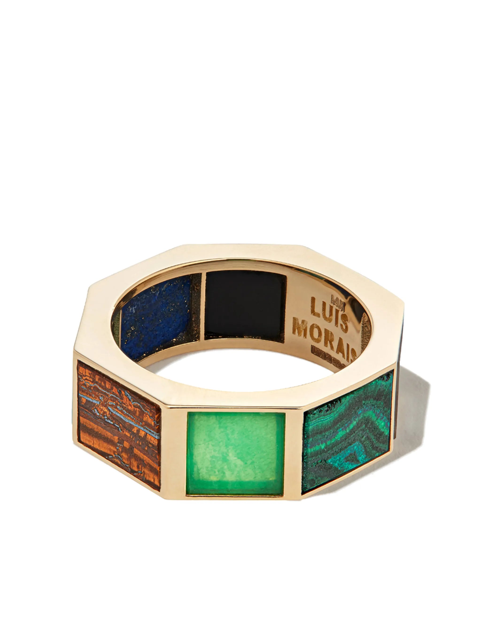 14kt yellow gold multi-stone Eternity ring