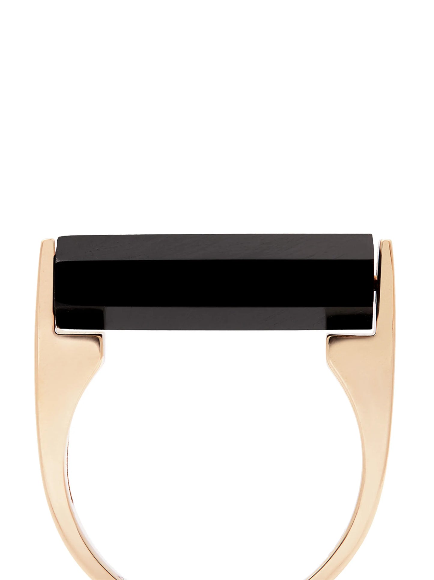 14kt yellow gold onyx signet ring