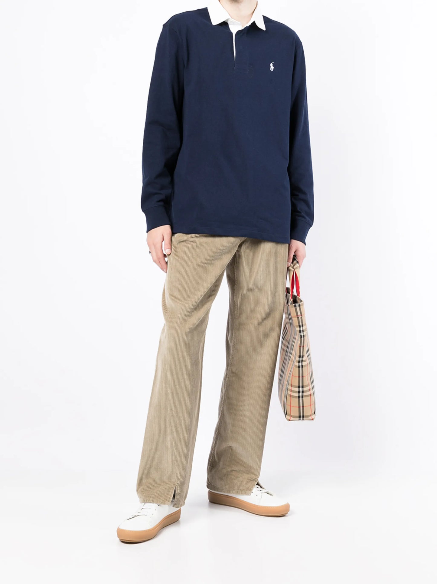 Polo Pony-embroidered cotton polo shirt