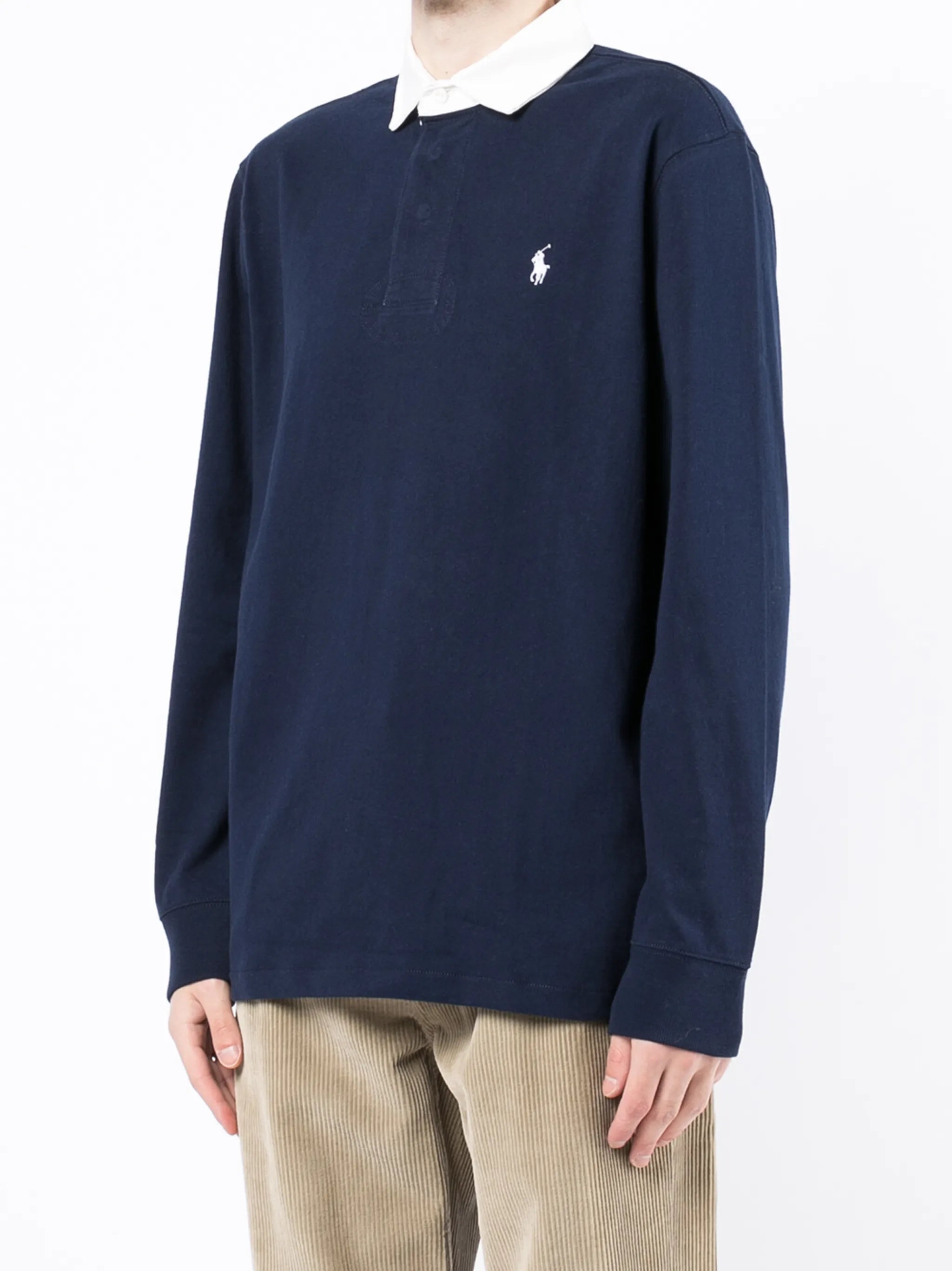 Polo Pony-embroidered cotton polo shirt