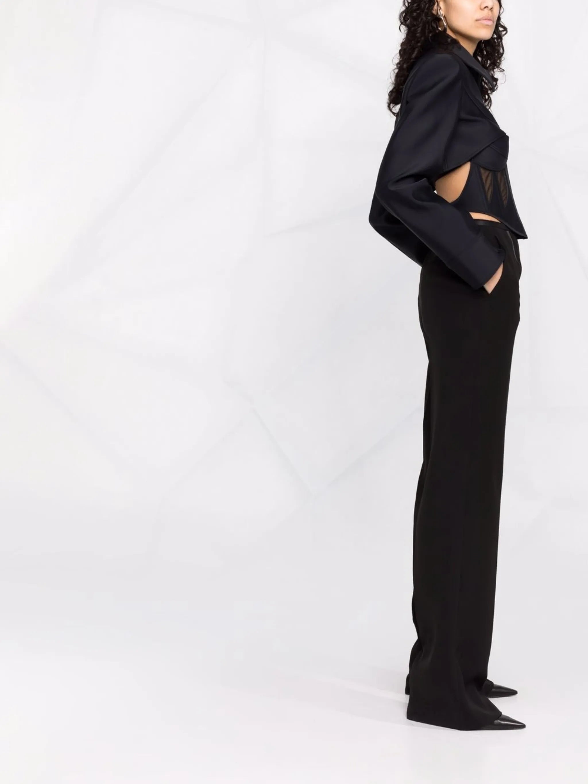 corset-inspired jacket