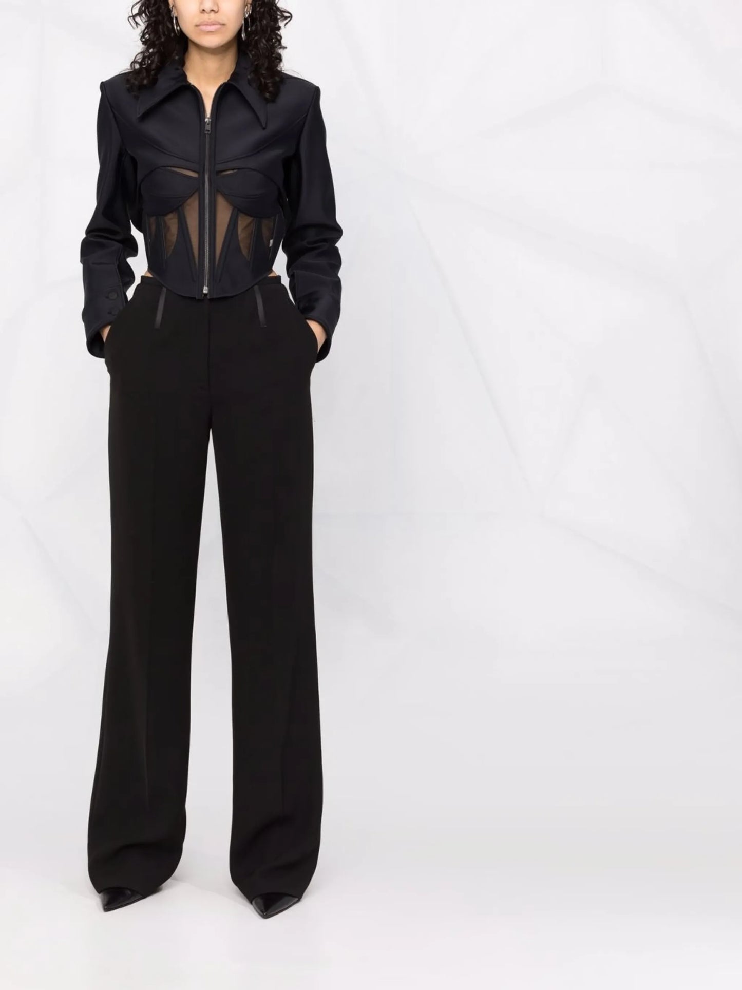 corset-inspired jacket