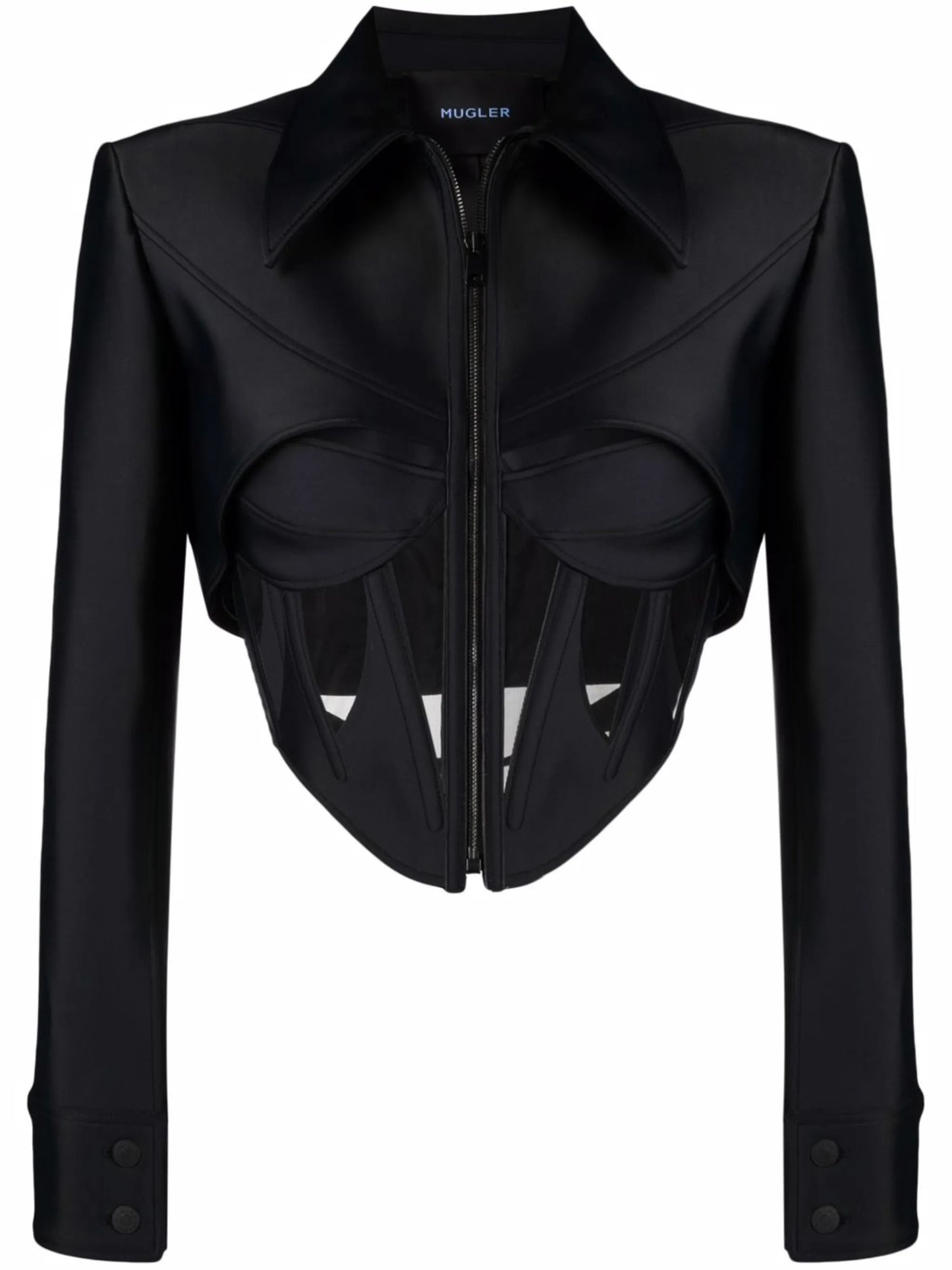 corset-inspired jacket