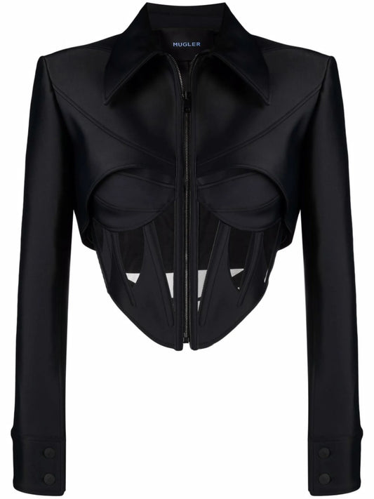 corset-inspired jacket
