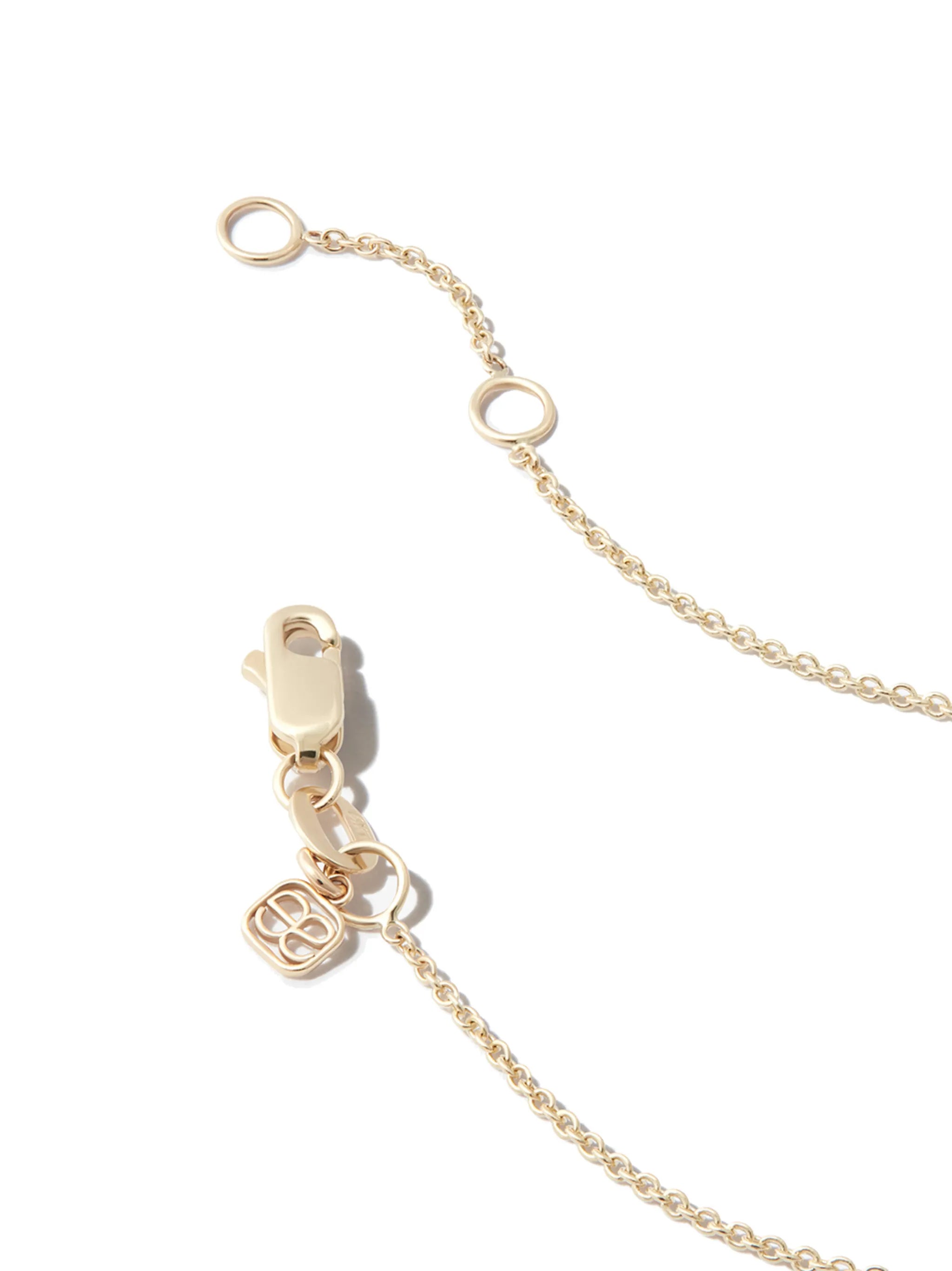 14kt yellow gold diamond bracelet