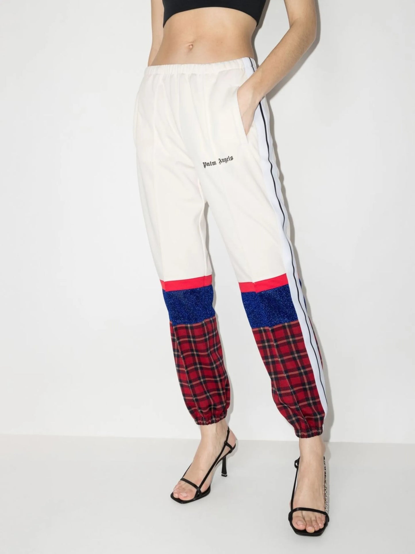 logo-print track pants