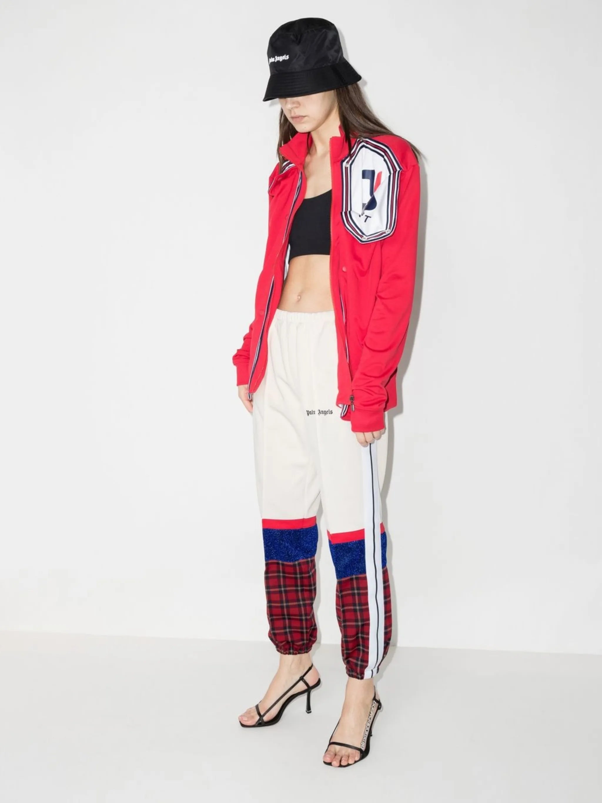 logo-print track pants