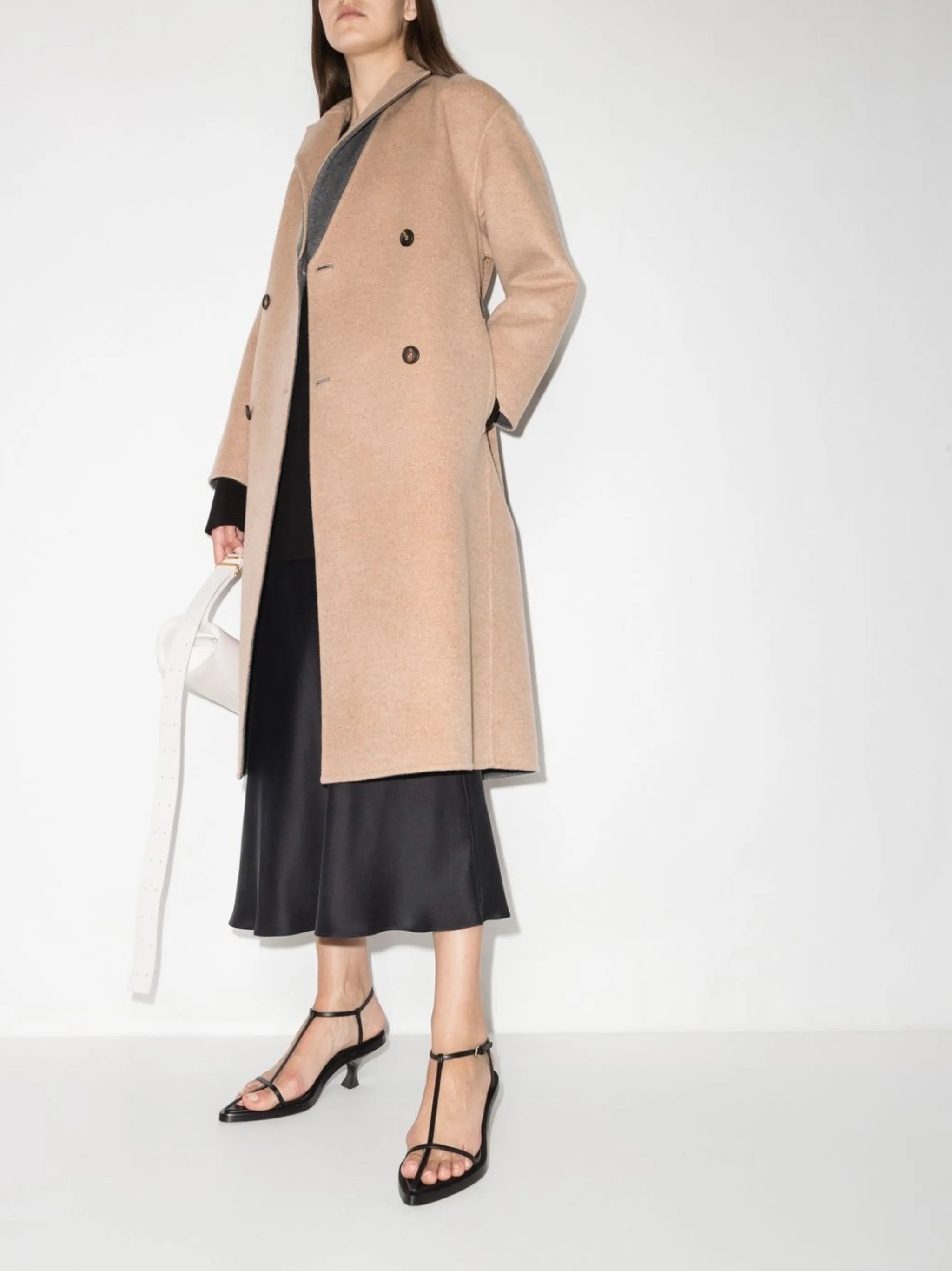 reversible cashmere coat