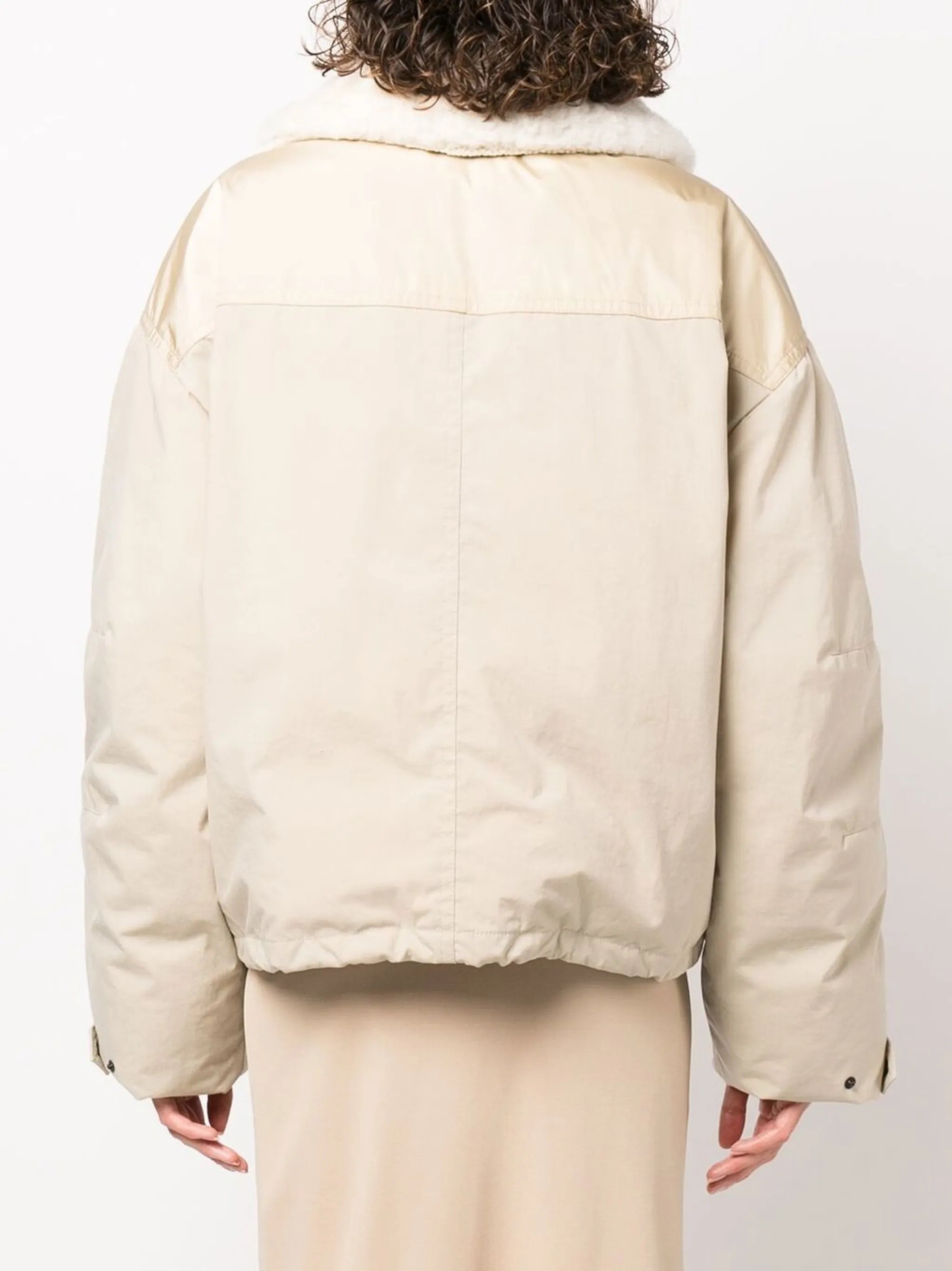 Dellazia padded faux-shearling jacket