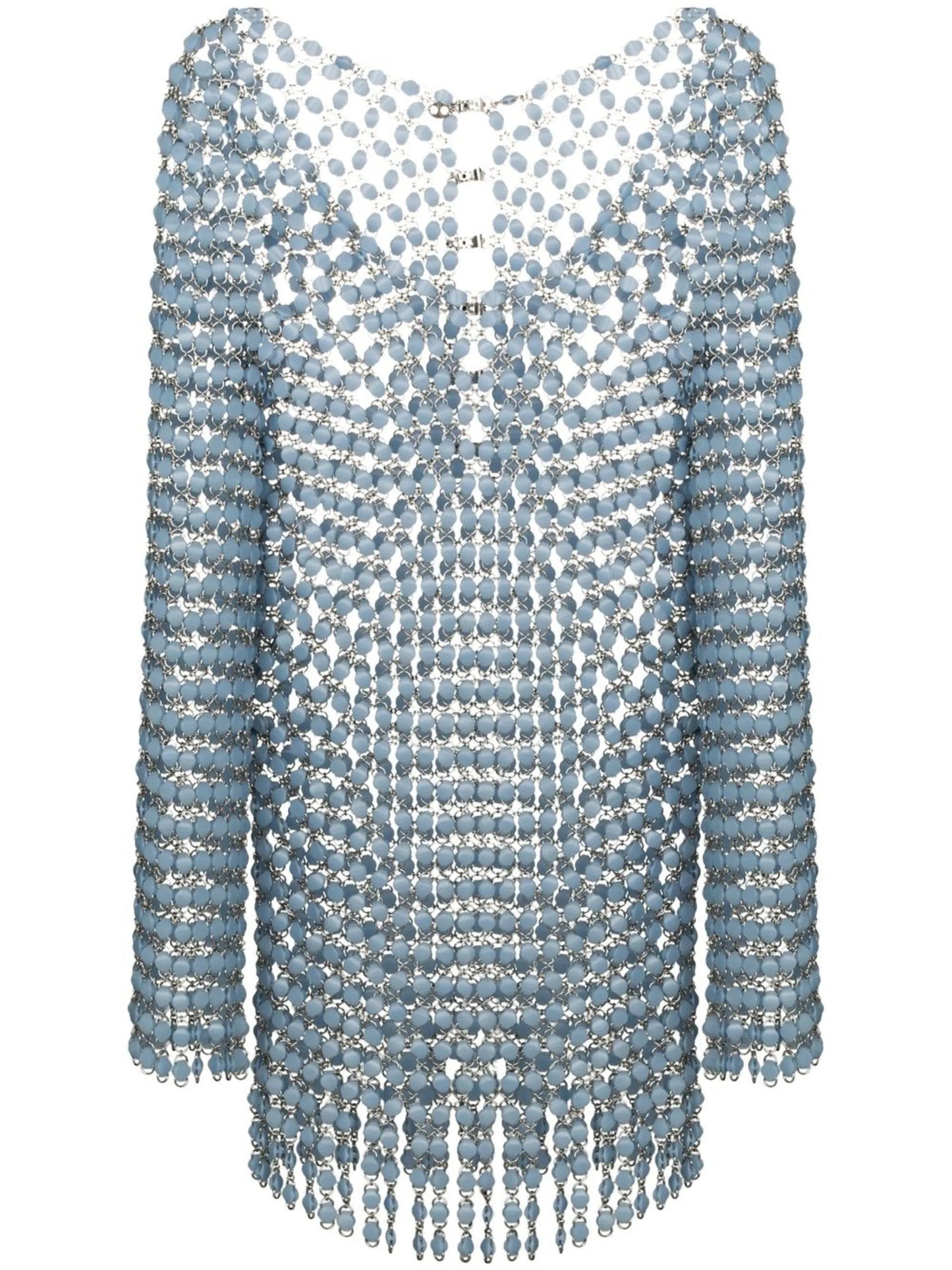 embellished mini dress