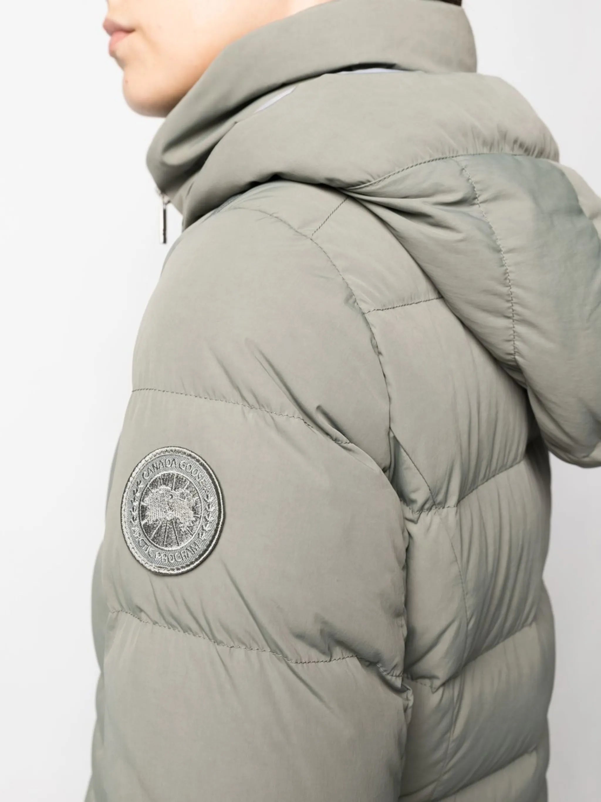 Aurora hooded parka coat