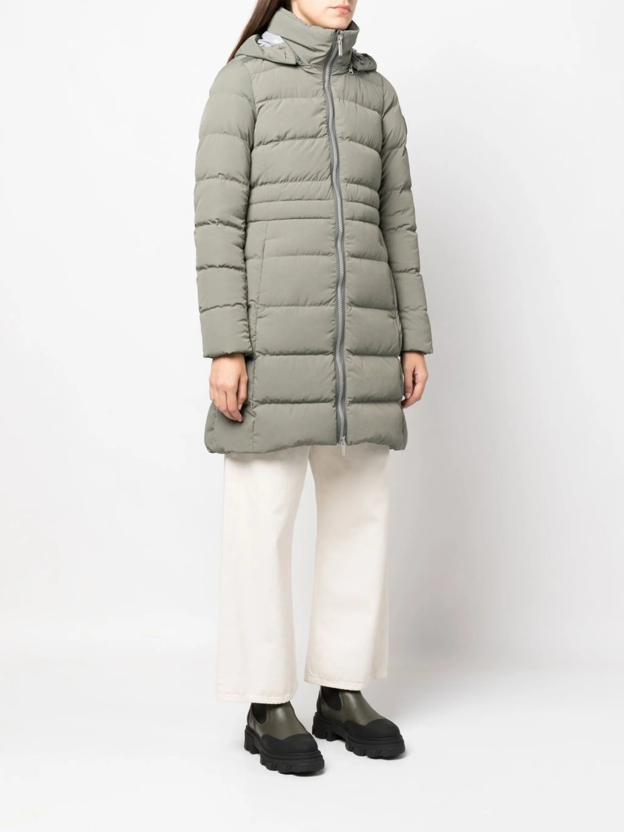 Aurora hooded parka coat