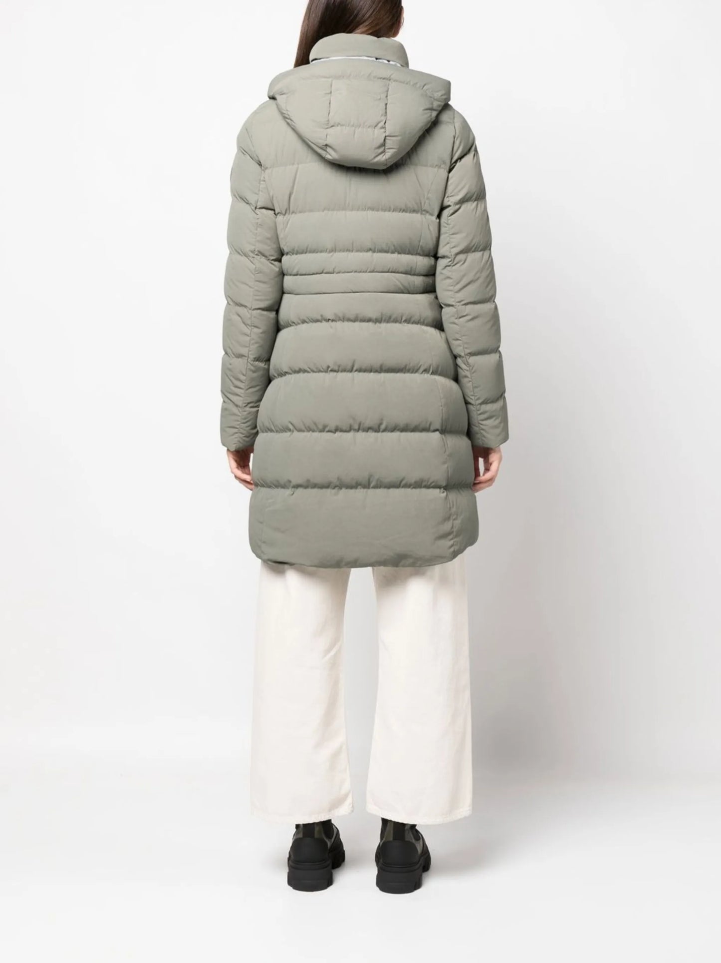 Aurora hooded parka coat