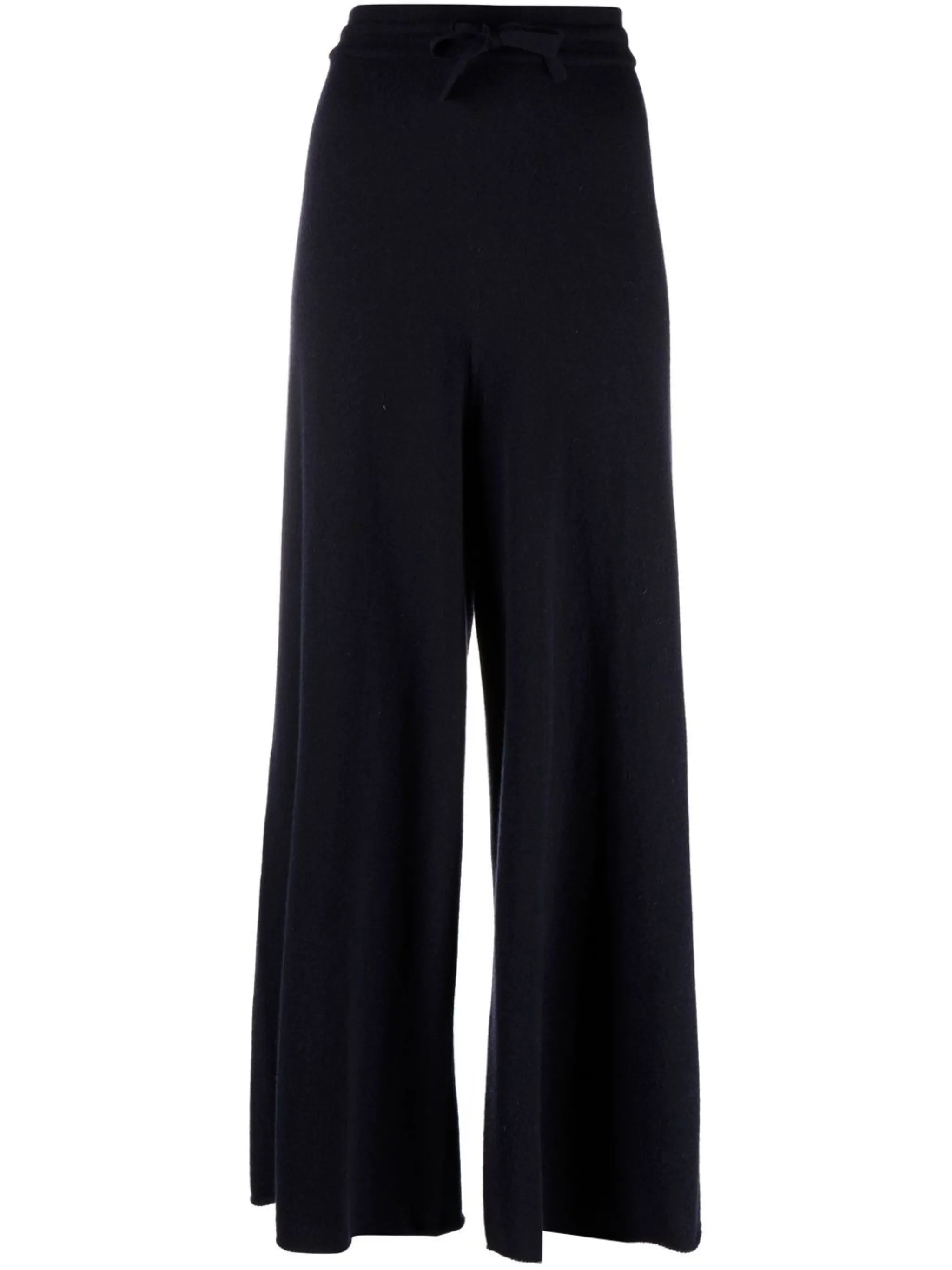 drawstring-waist cashmere trousers