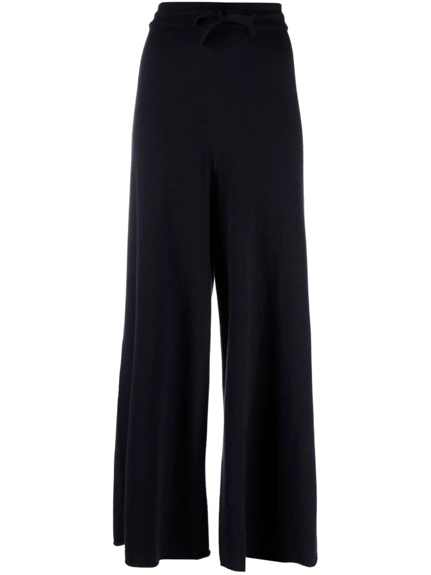 drawstring-waist cashmere trousers
