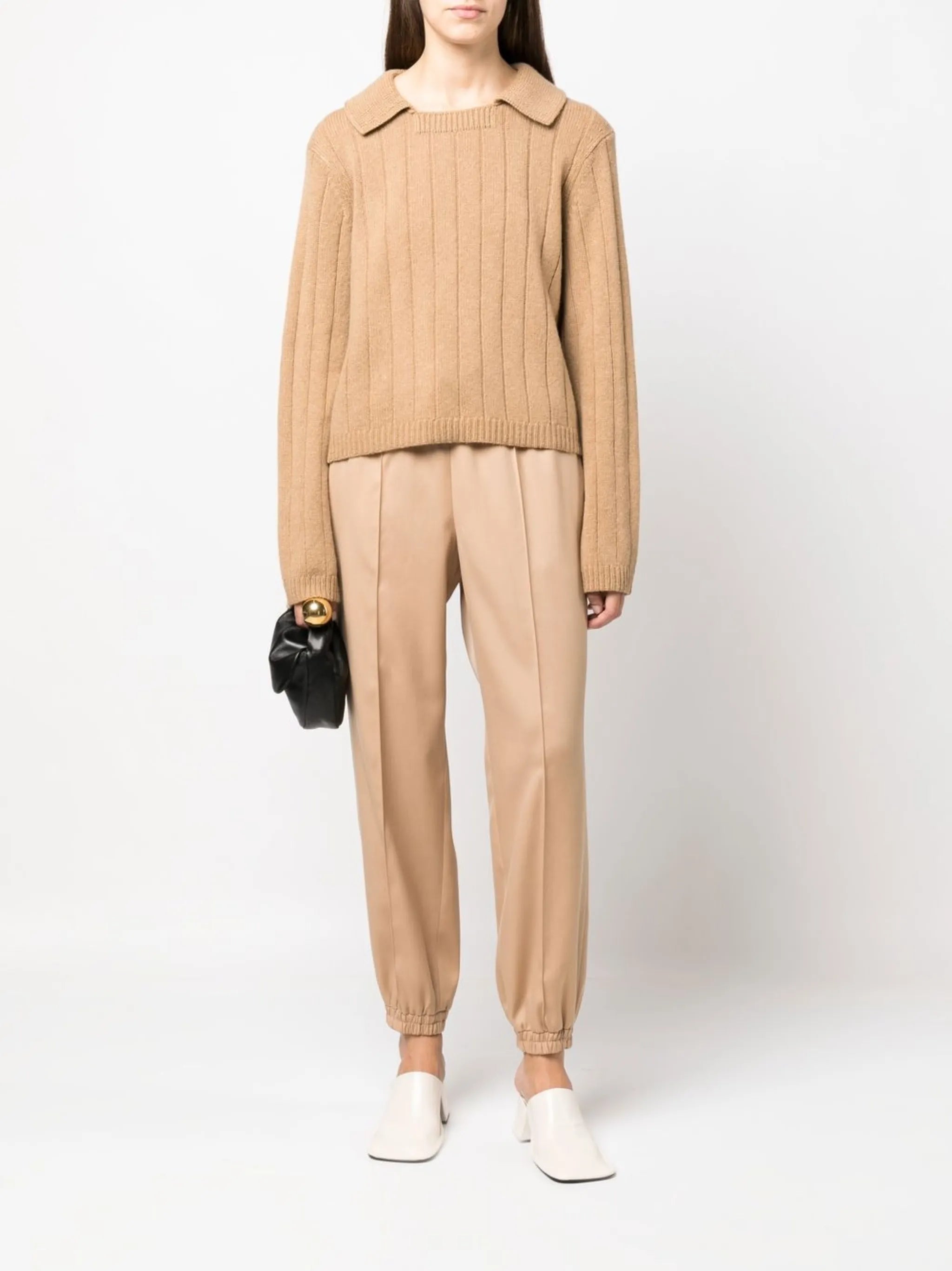 drawstring elasticated cuffs track pants