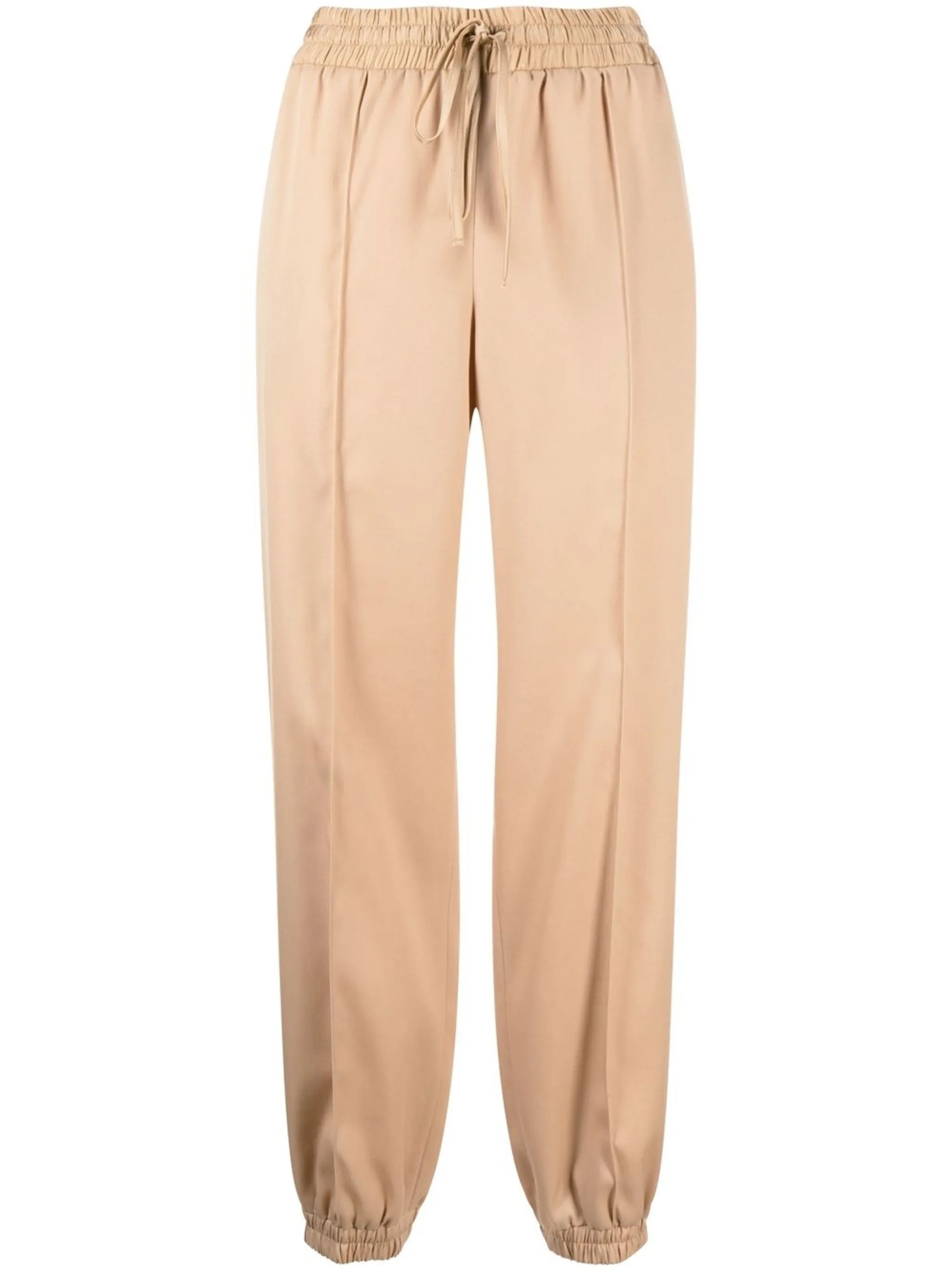 drawstring elasticated cuffs track pants