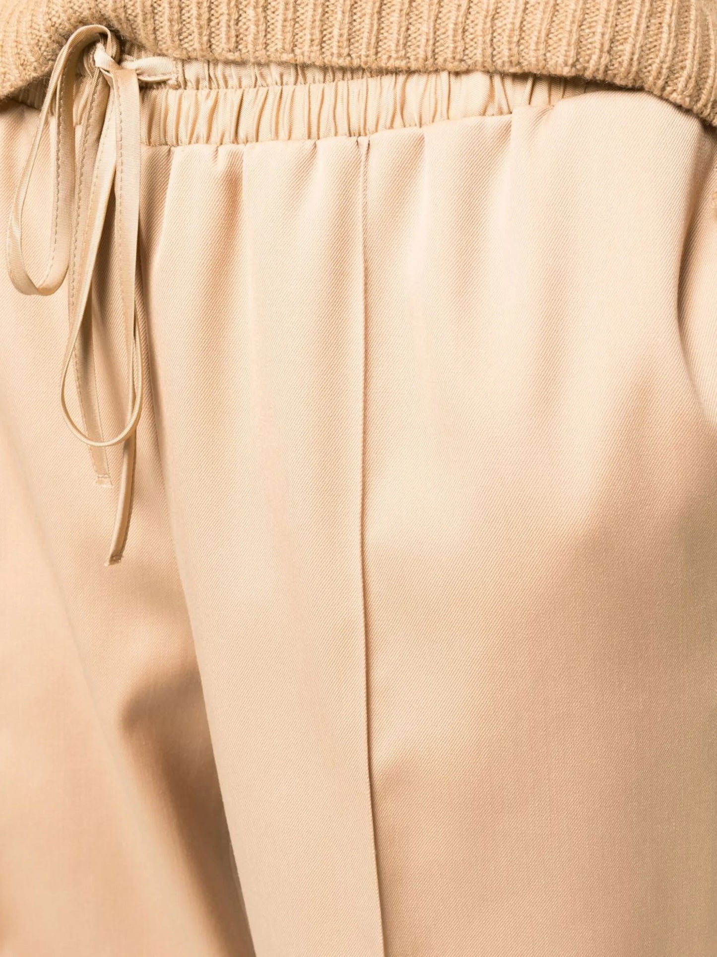 drawstring elasticated cuffs track pants