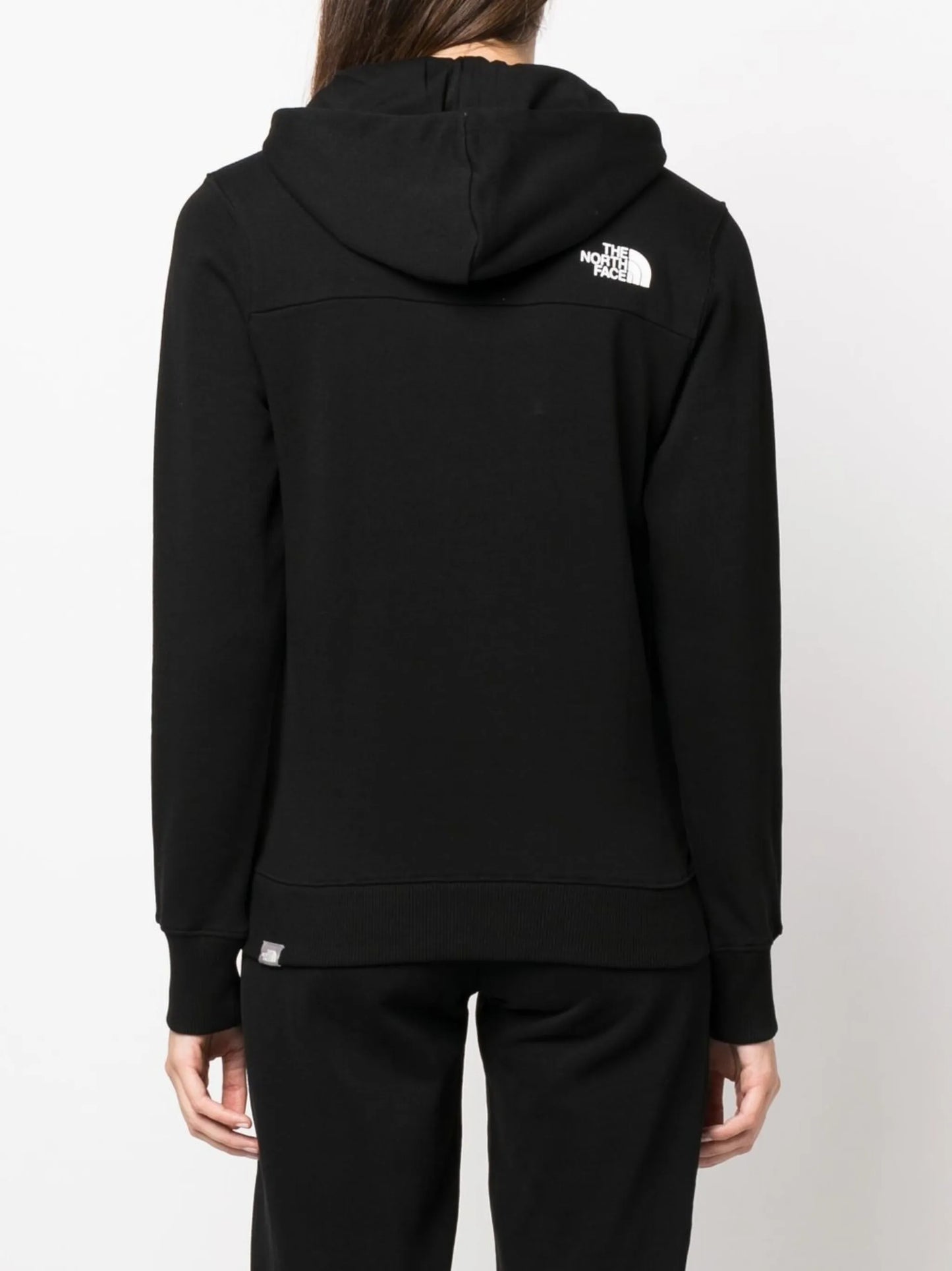 logo-print cotton hoodie