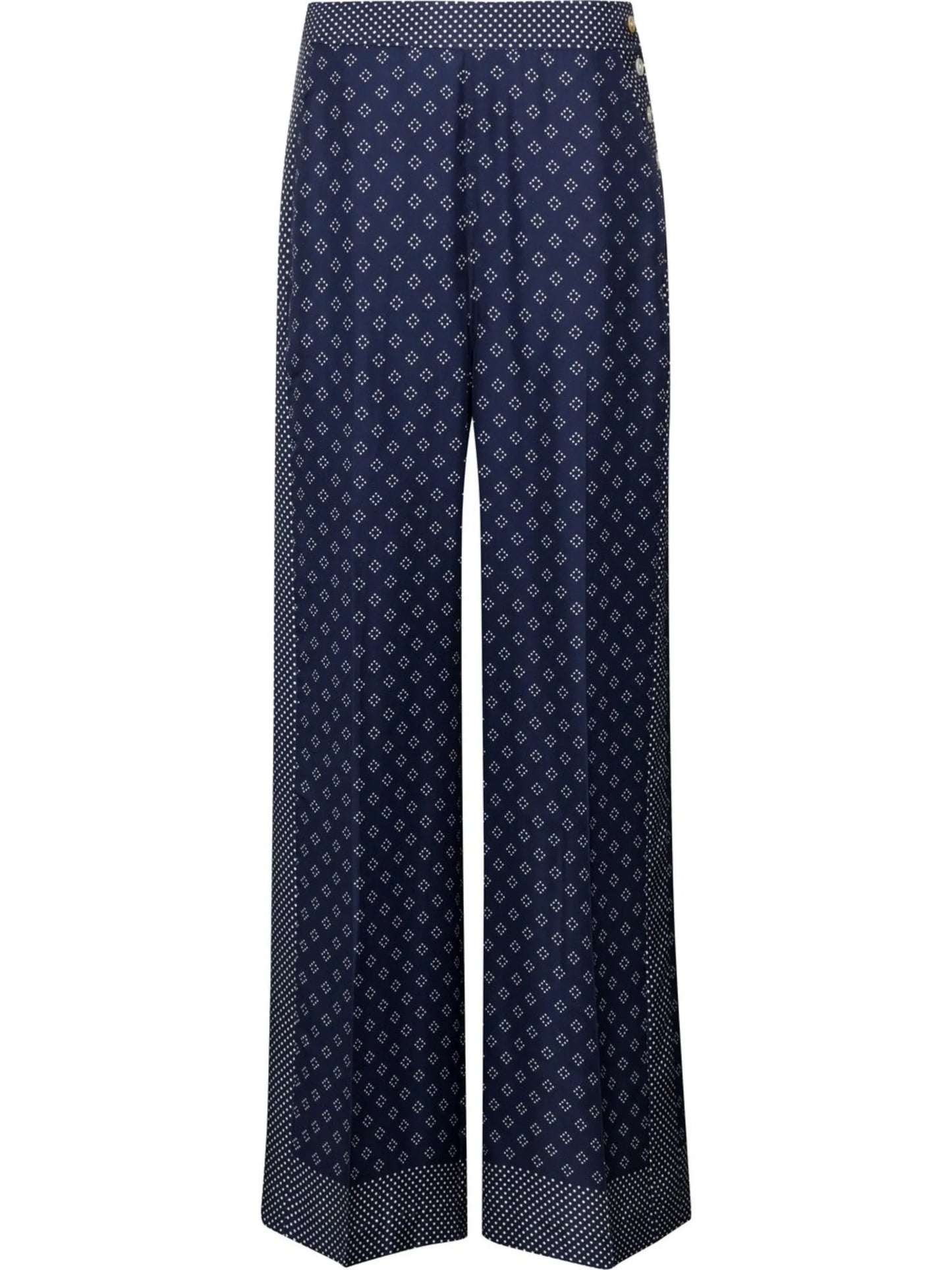 polka dot-print palazzo pants